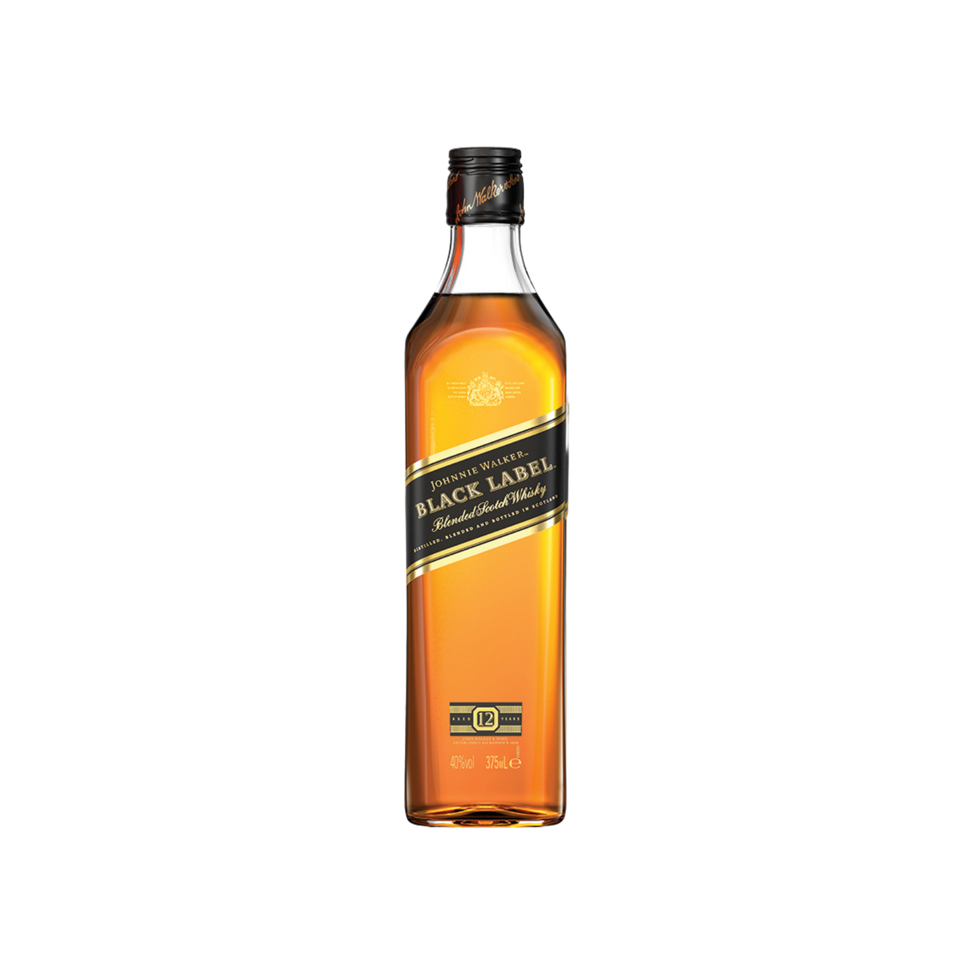 Johnnie Walker 12 Yo Black Label 375Ml — Scotch