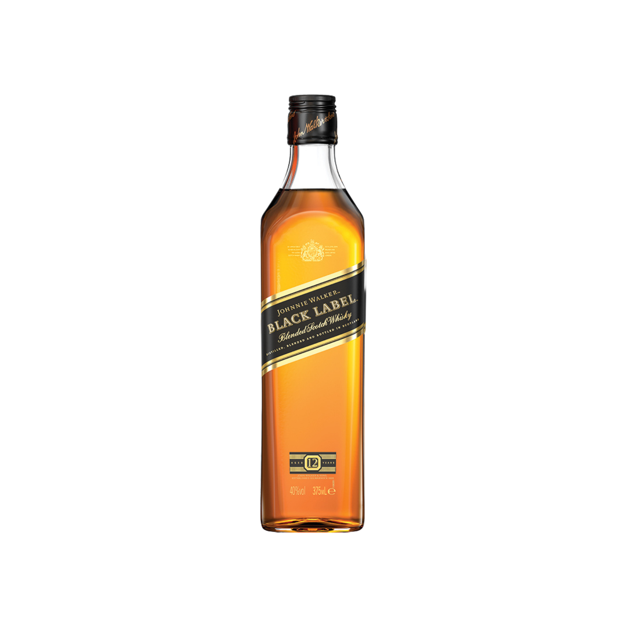 Johnnie Walker 12 Yo Black Label 375Ml — Scotch