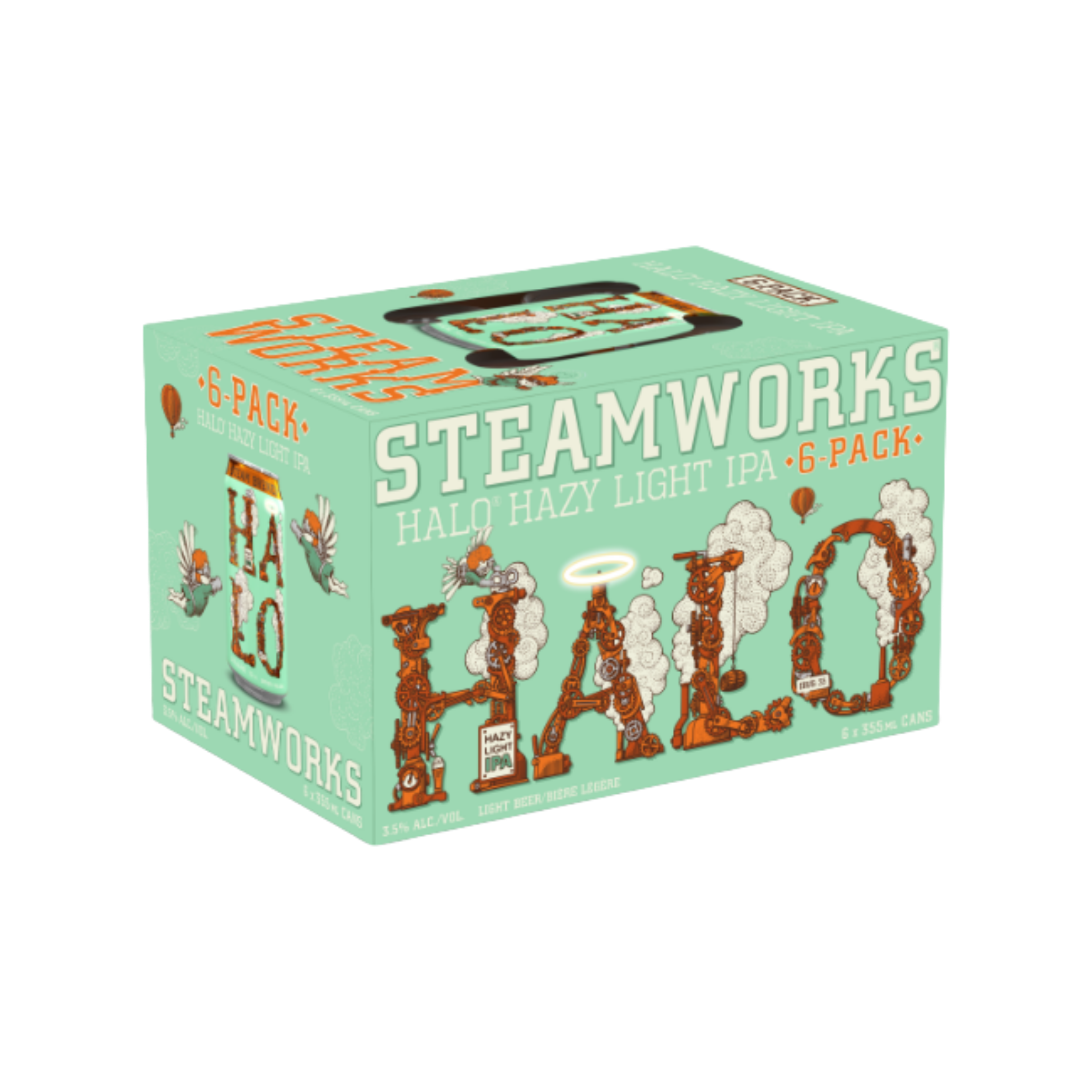 Steamworks Halo Light Hazy Ipa — Craft Beer