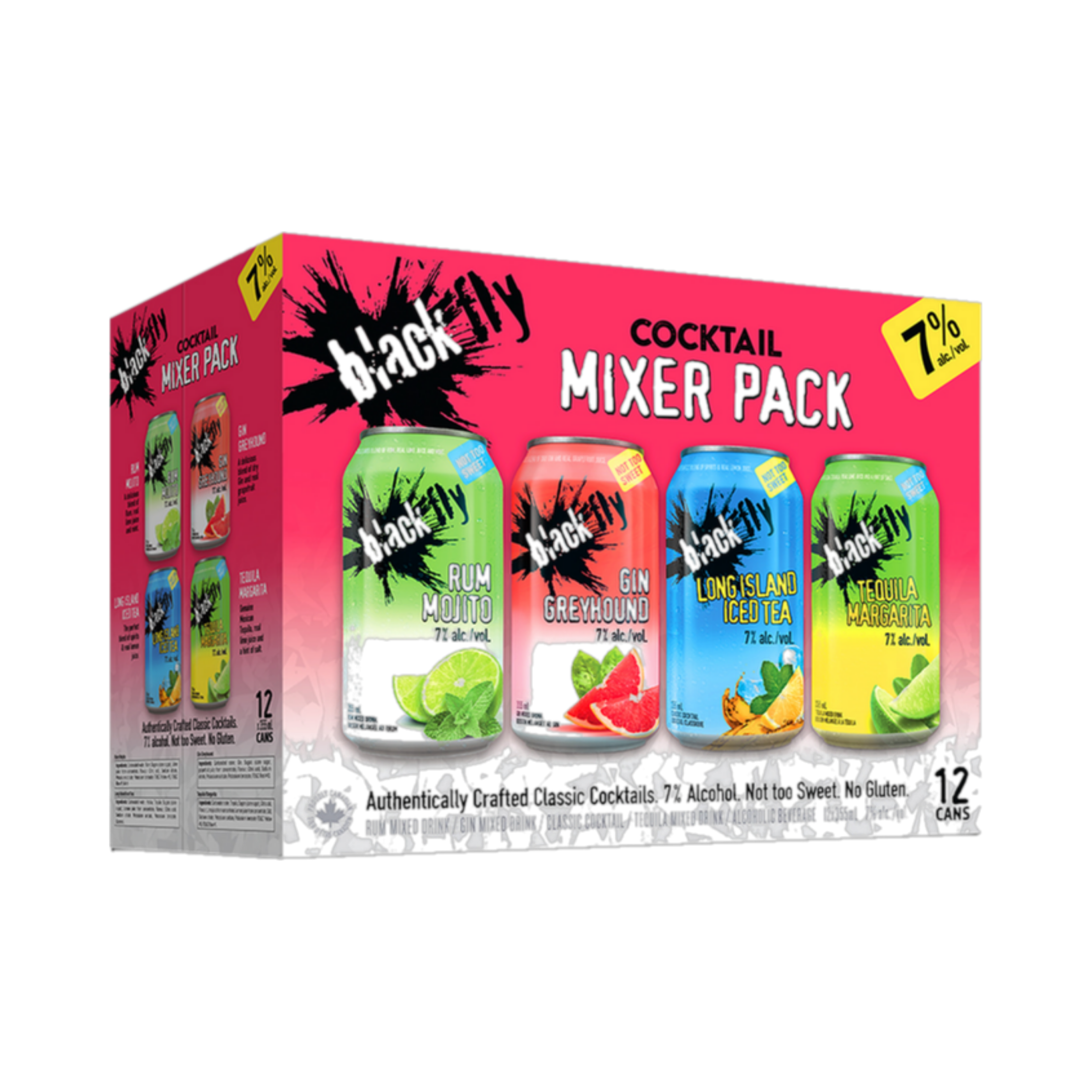 Black Fly Classic Cocktail Mixer Pack — Cooler