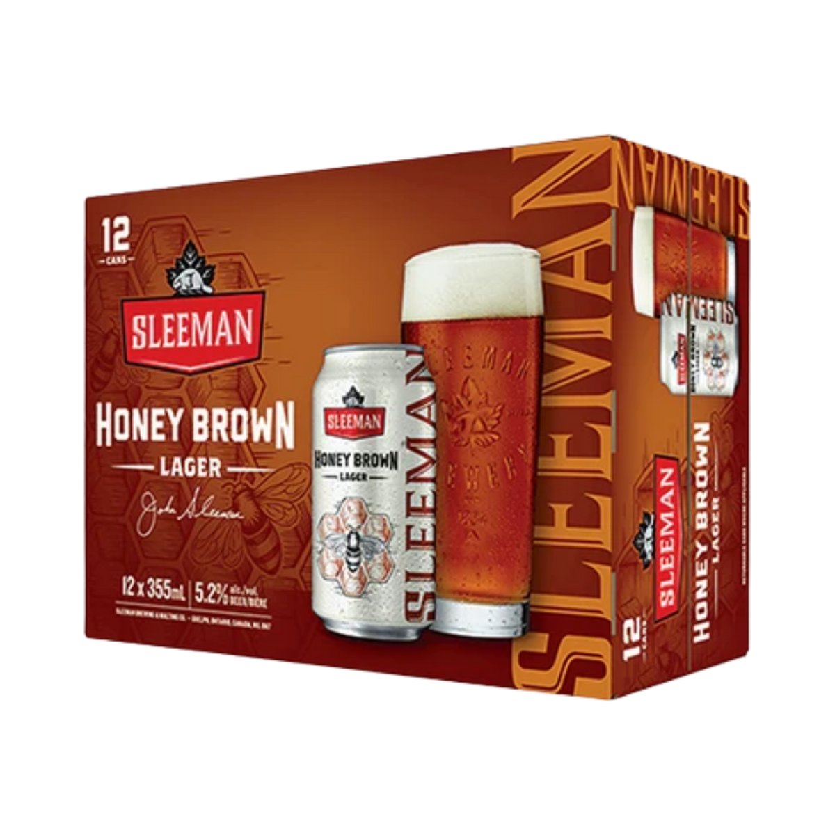 Sleeman - Honey Brown Lager 12pk Can — Domestic Beer