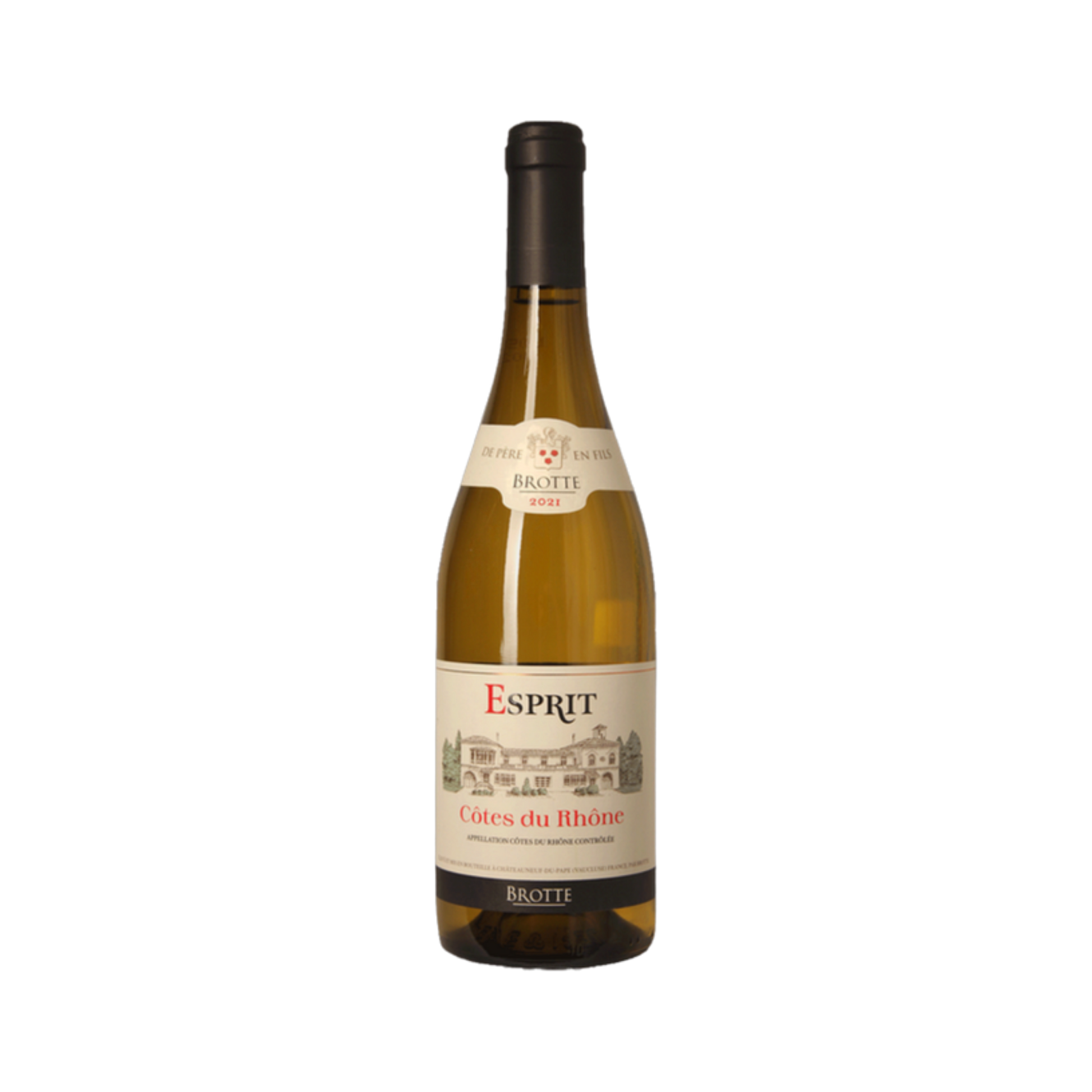 Cotes du Rhone Blanc Brotte Esprit — White Wine