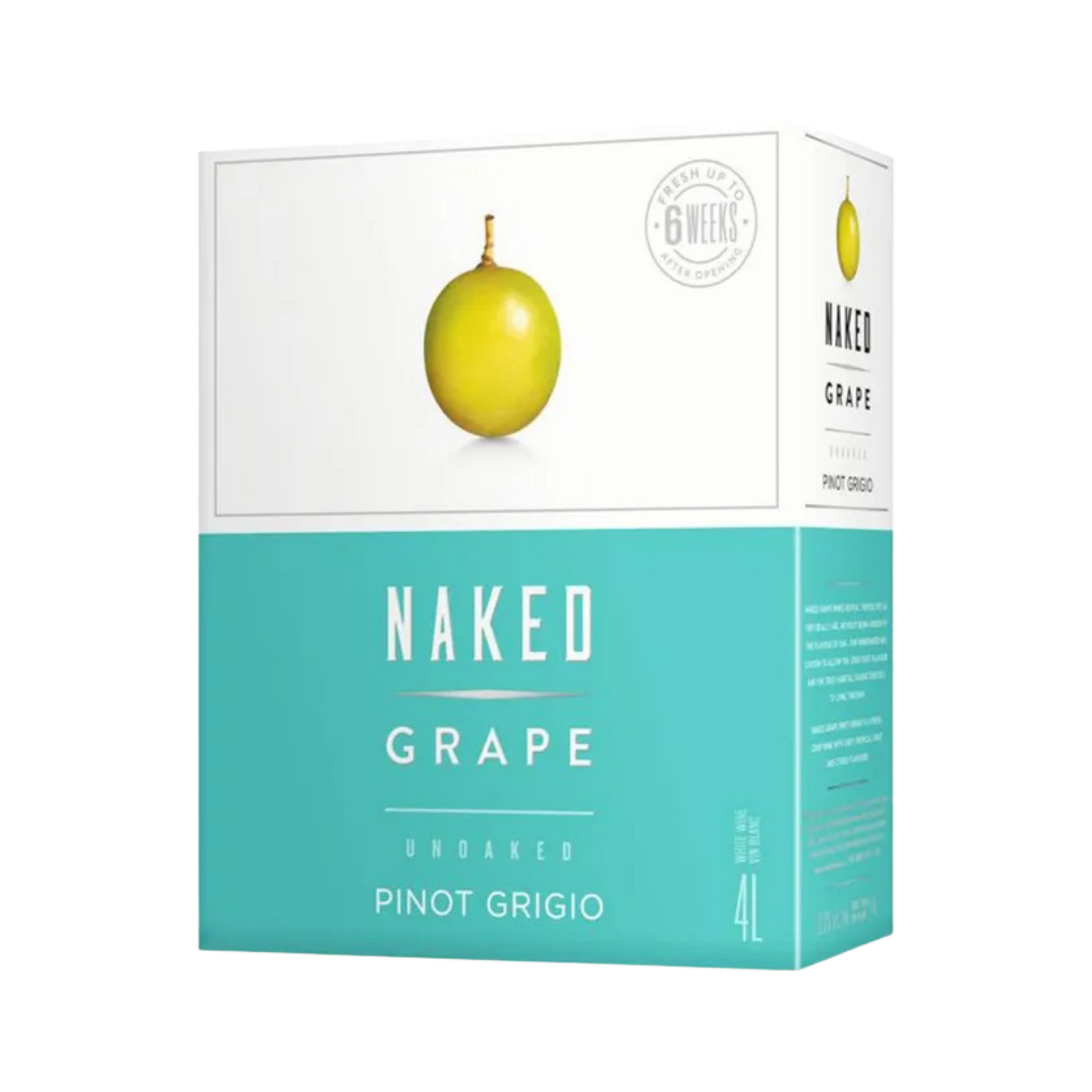 Naked Grape Pinot Grigio 4L — White Wine