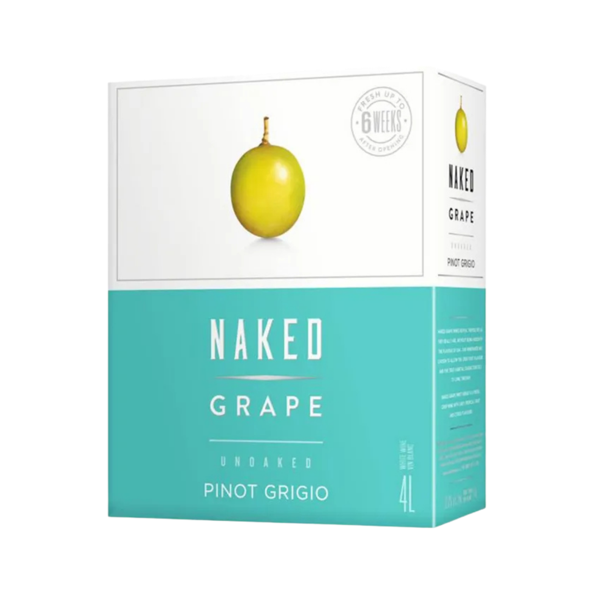 Naked Grape Pinot Grigio 4L — White Wine