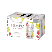 Tempo Gin Strawberry Lemon 6pk — Cooler