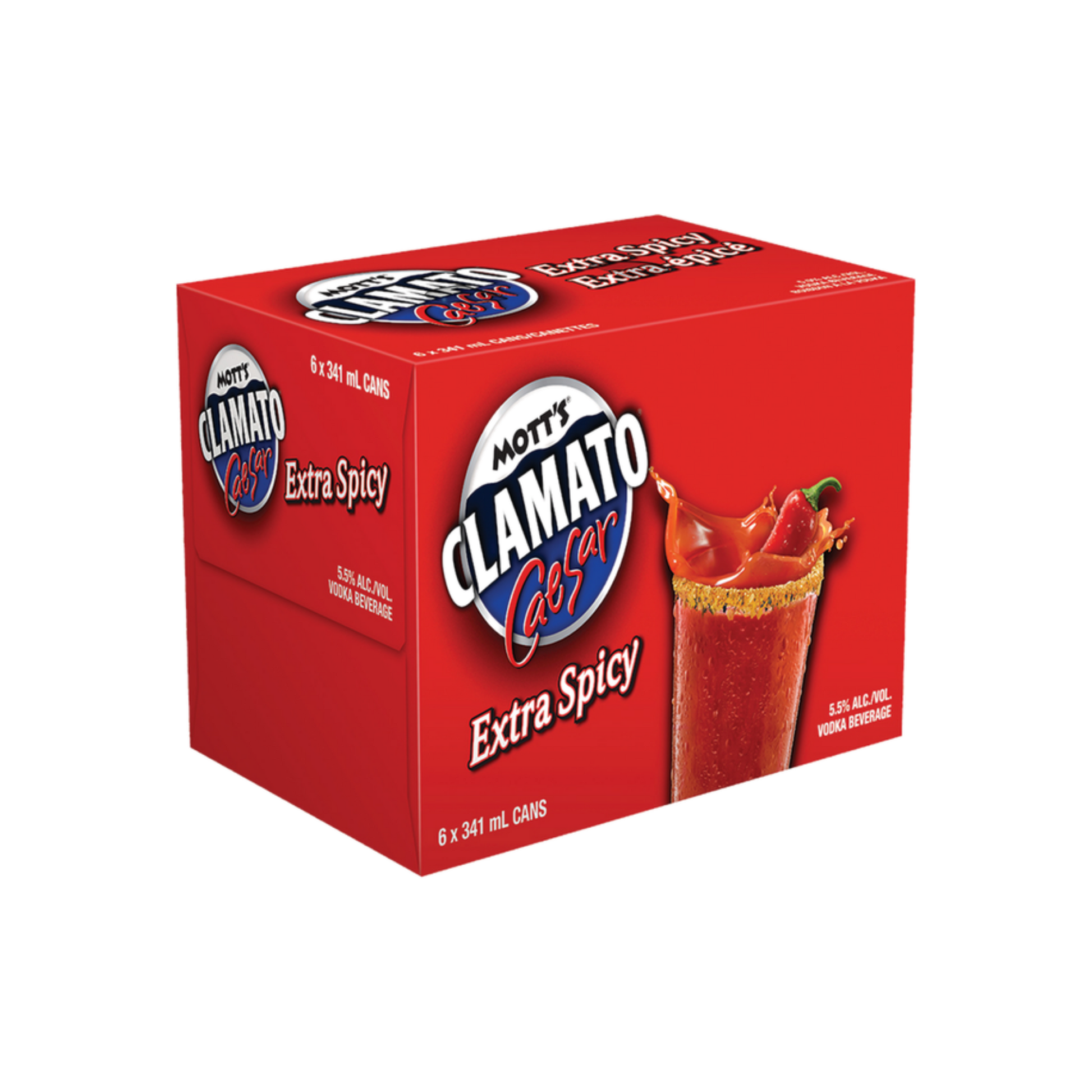 Mott's Clamato Extra Spicy — Cooler