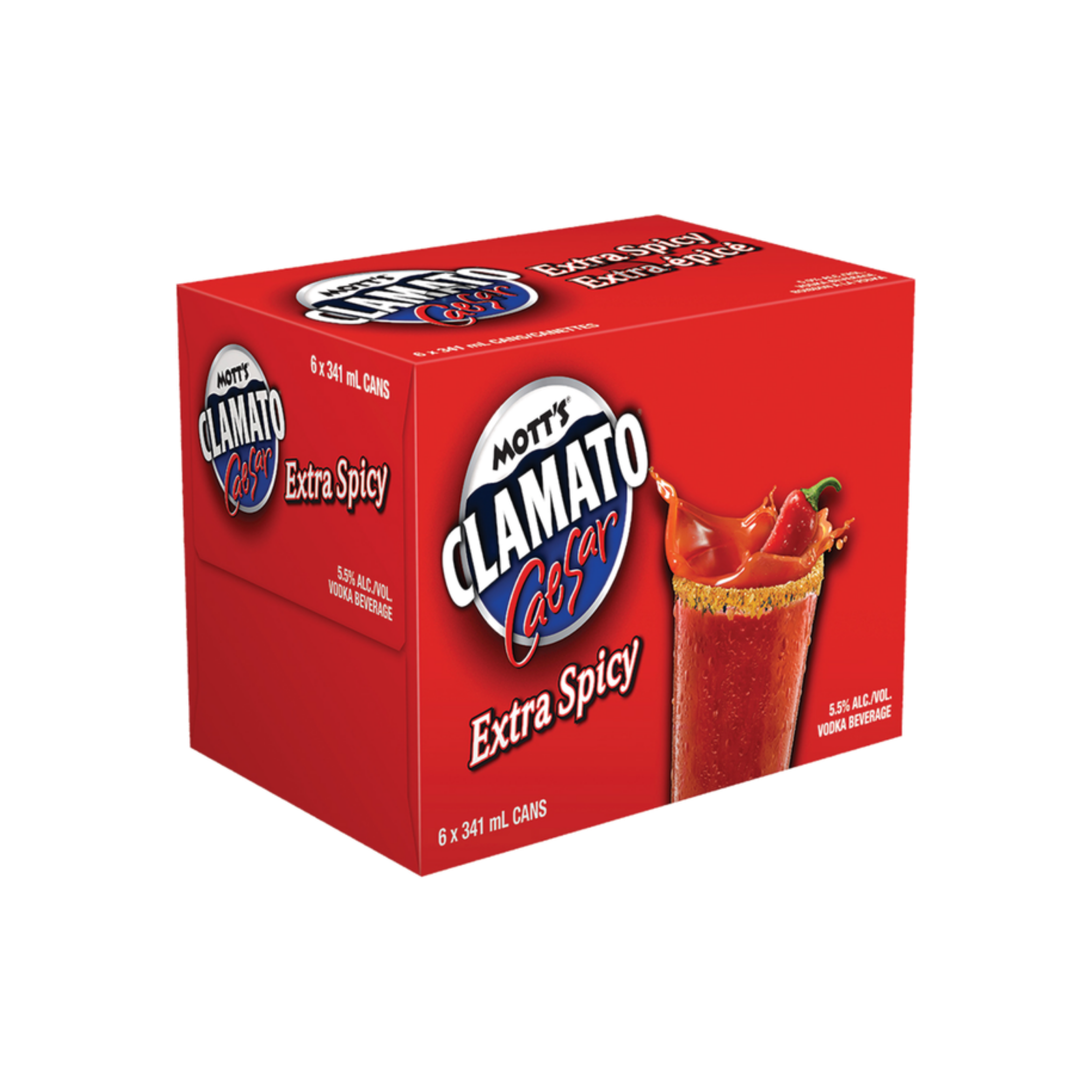 Mott's Clamato Extra Spicy — Cooler