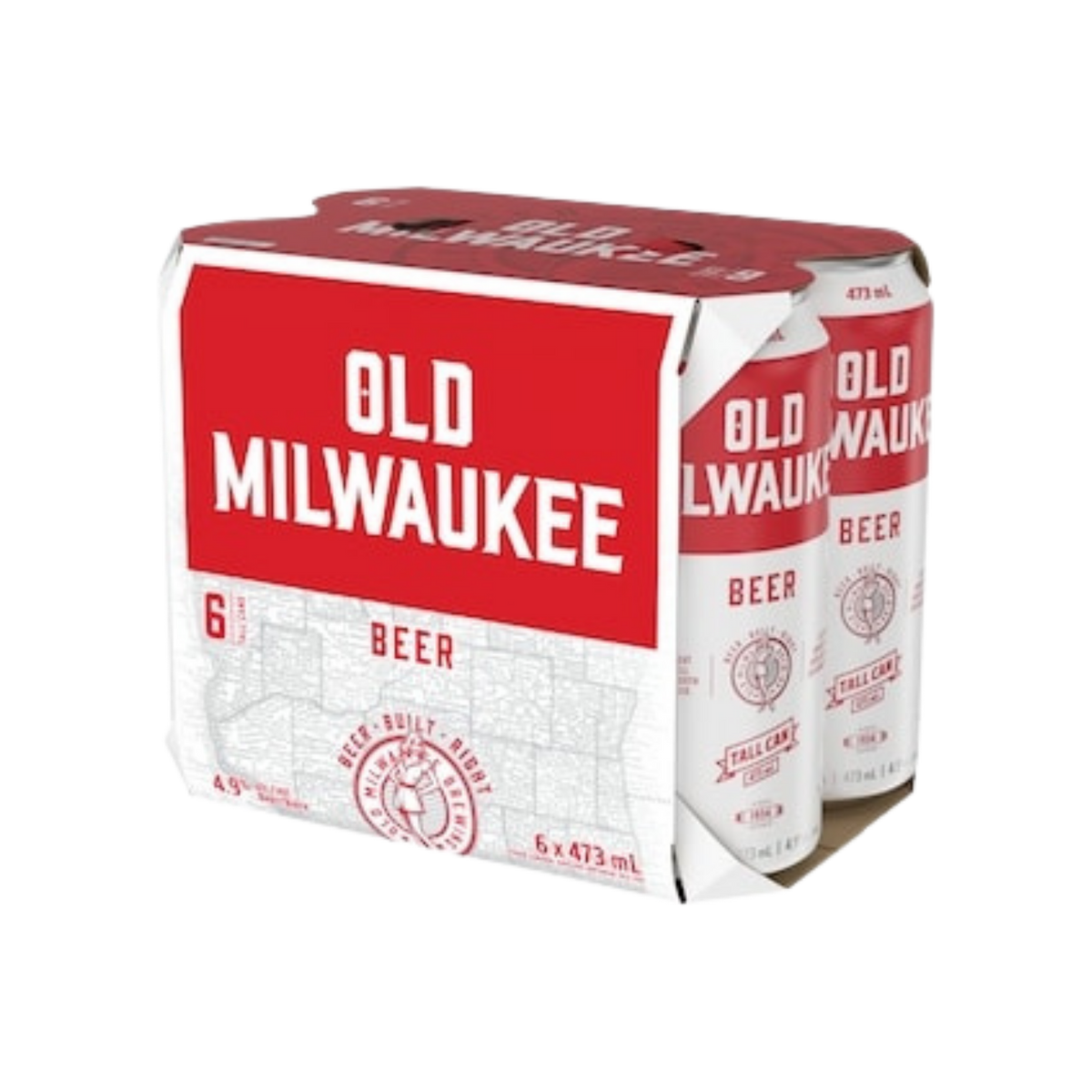 Old Milwaukee 6 Pack Tall Can - Domestic Beer