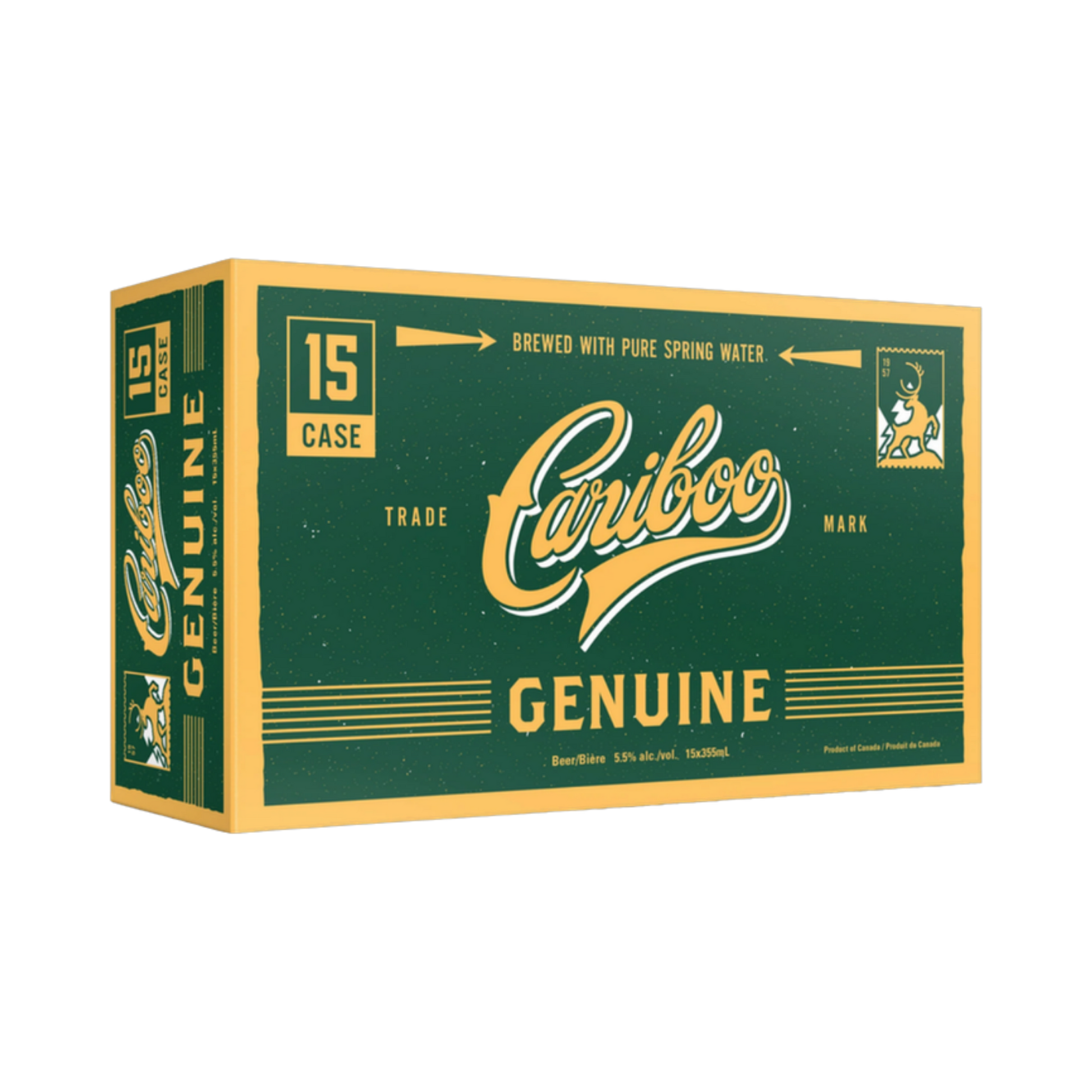 Cariboo Genuine Draft 15pk — Domestic Beer