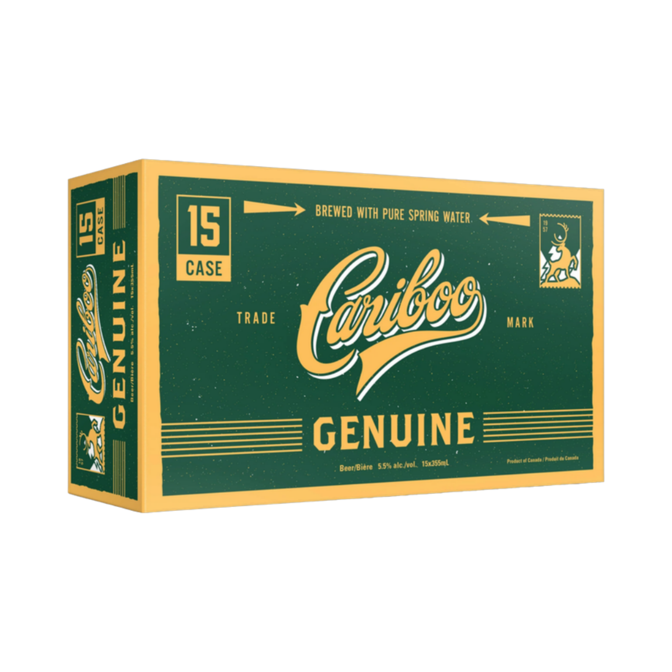 Cariboo Genuine Draft 15pk — Domestic Beer