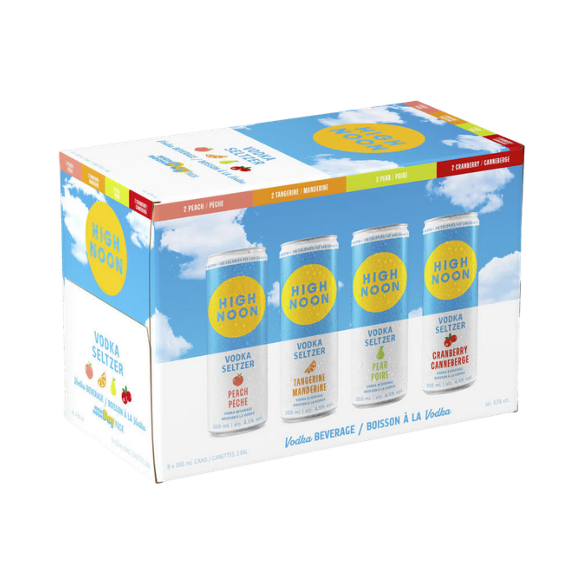 High Noon Vodka Day 8x355ml — Cooler
