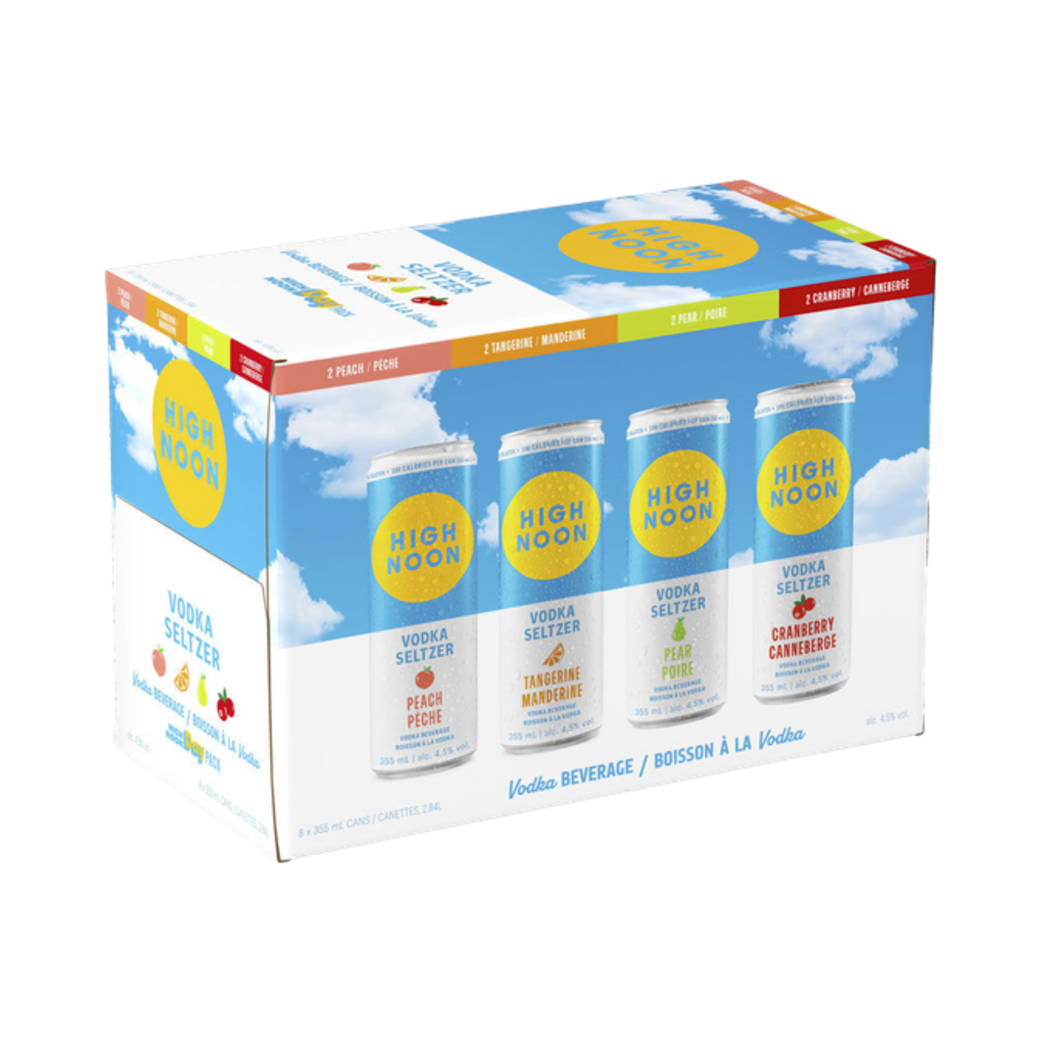 High Noon Vodka Day 8x355ml — Cooler