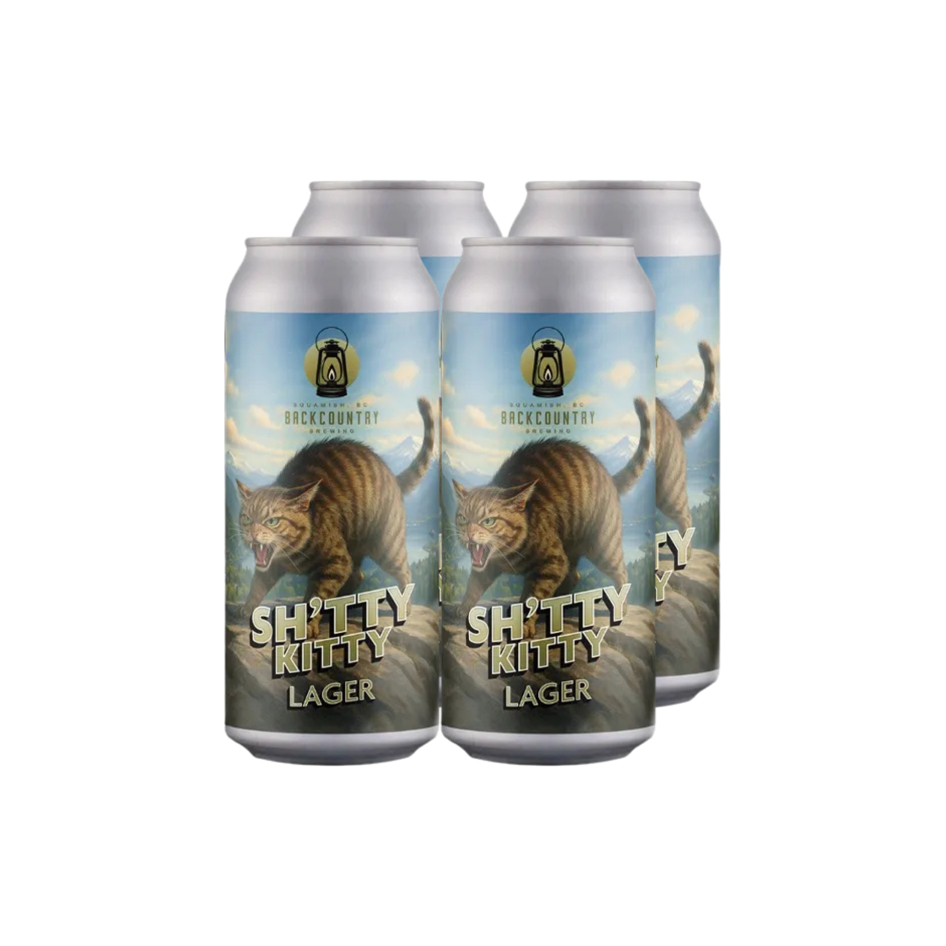 Backcountry Brewing Sh'tty Kitty Lager 4pk — Craft Beer