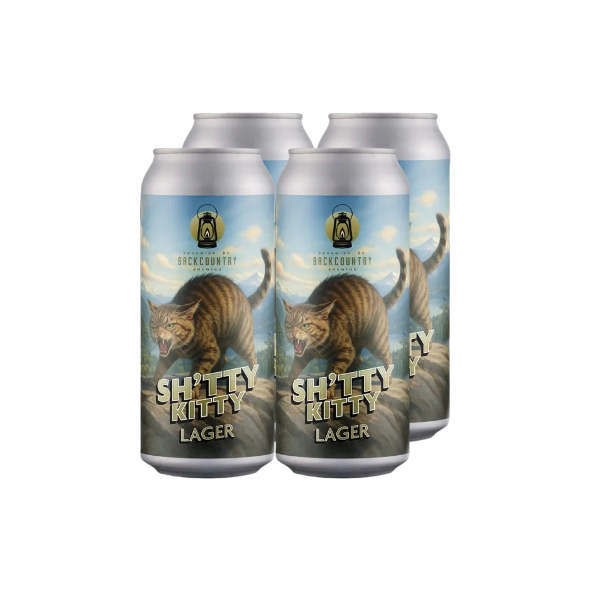 Backcountry Brewing Sh'tty Kitty Lager 4pk — Craft Beer