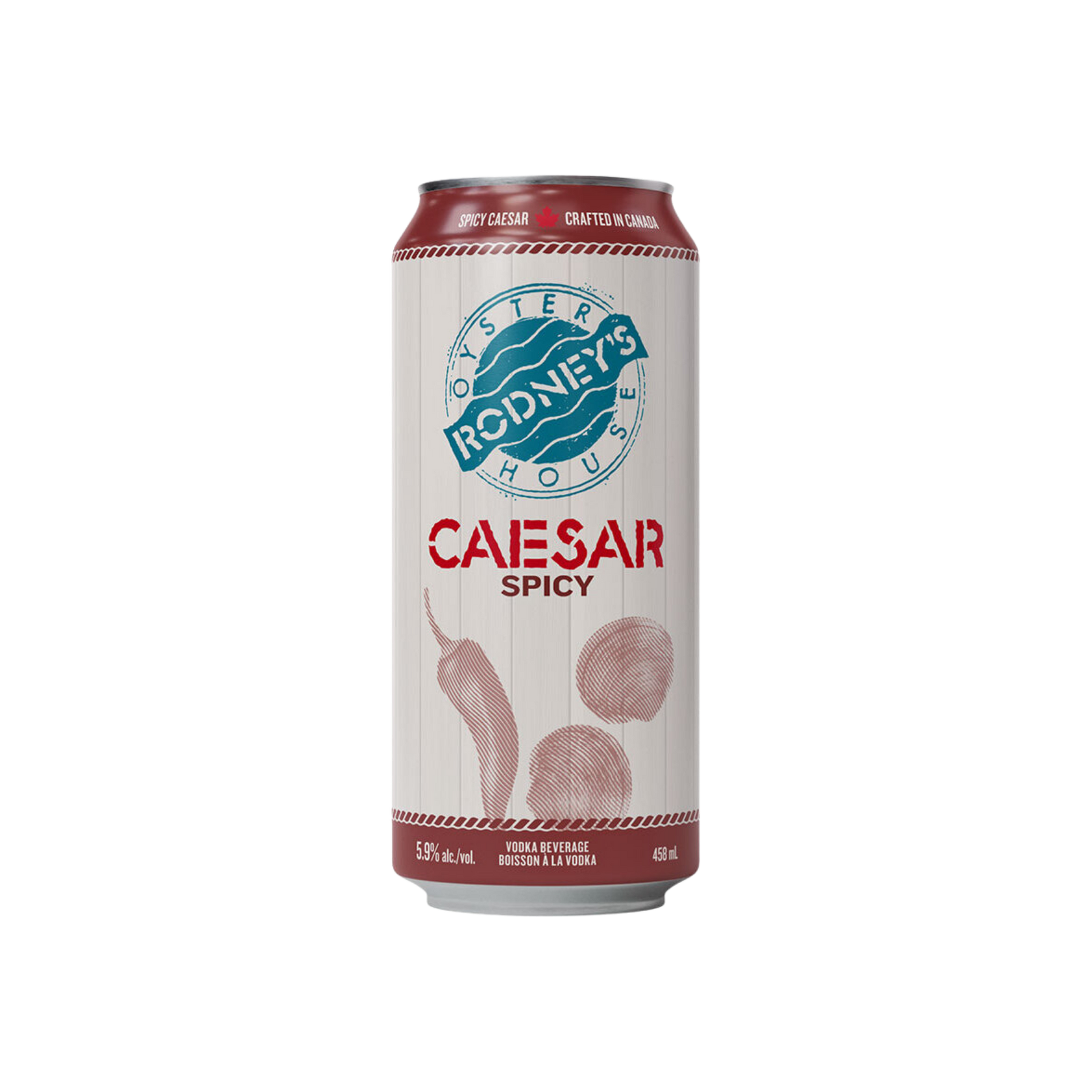 Rodney's Spicy Caesar Single Can 458ml — Cooler