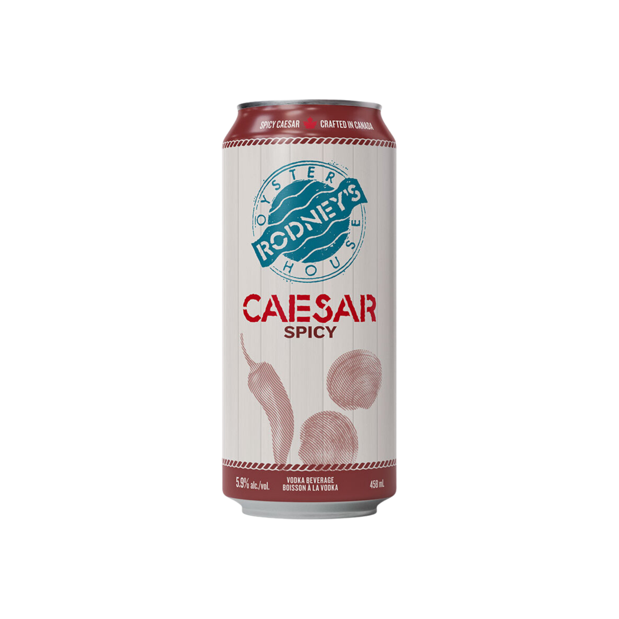Rodney's Spicy Caesar Single Can 458ml — Cooler