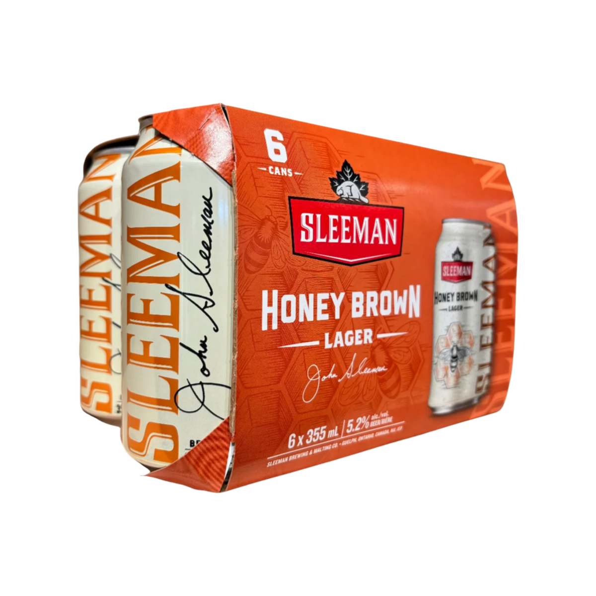 Sleeman - Honey Brown Lager 6pk Can — Domestic Beer
