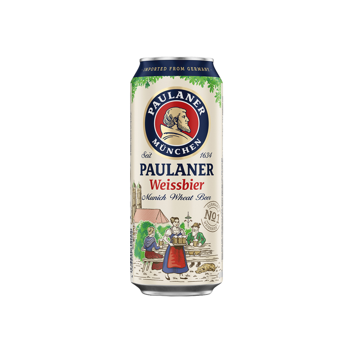 Paulaner - Hefe Weissebier Tall Can — Single Beer Cans