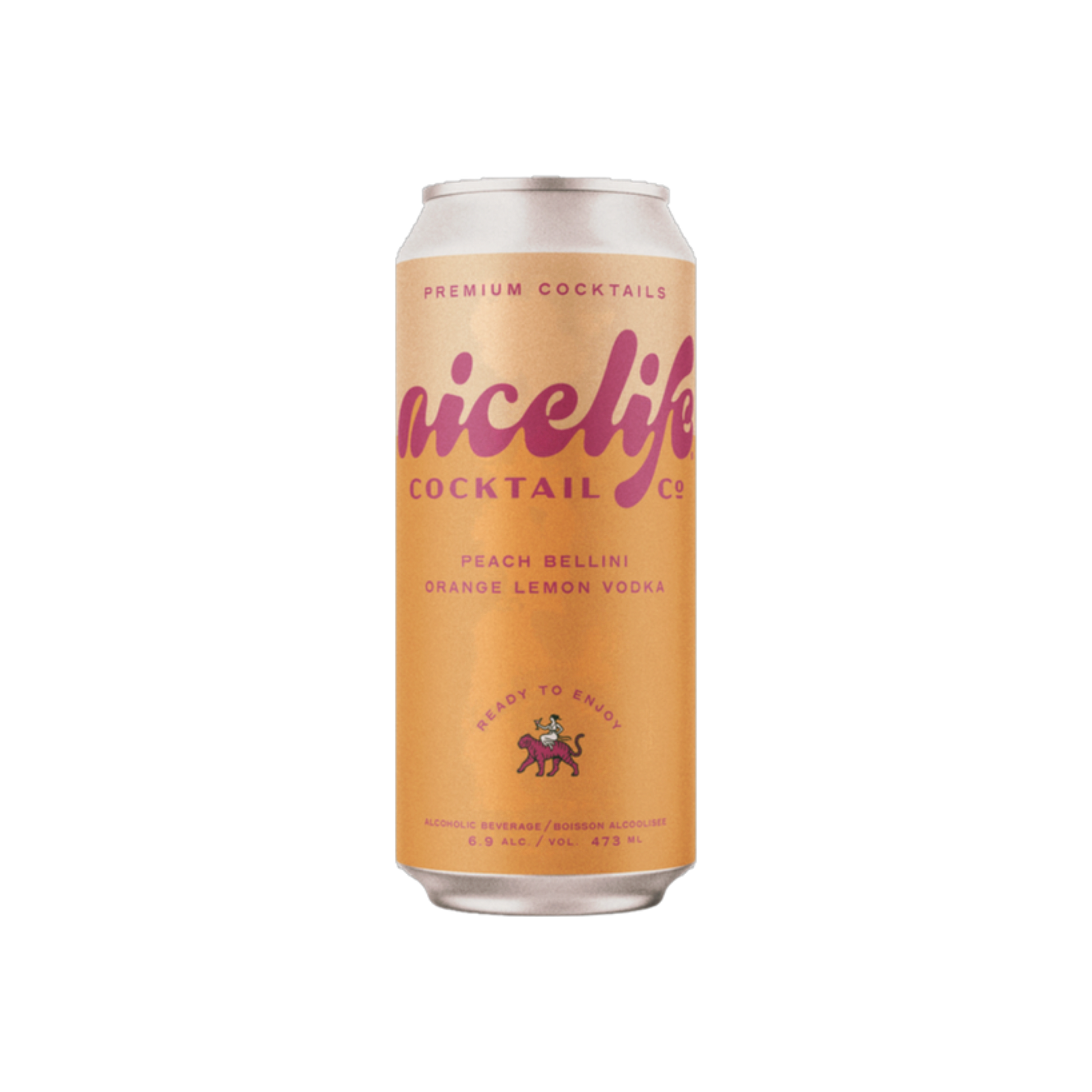 Nicelife Peach Bellini Tall Can — Cooler