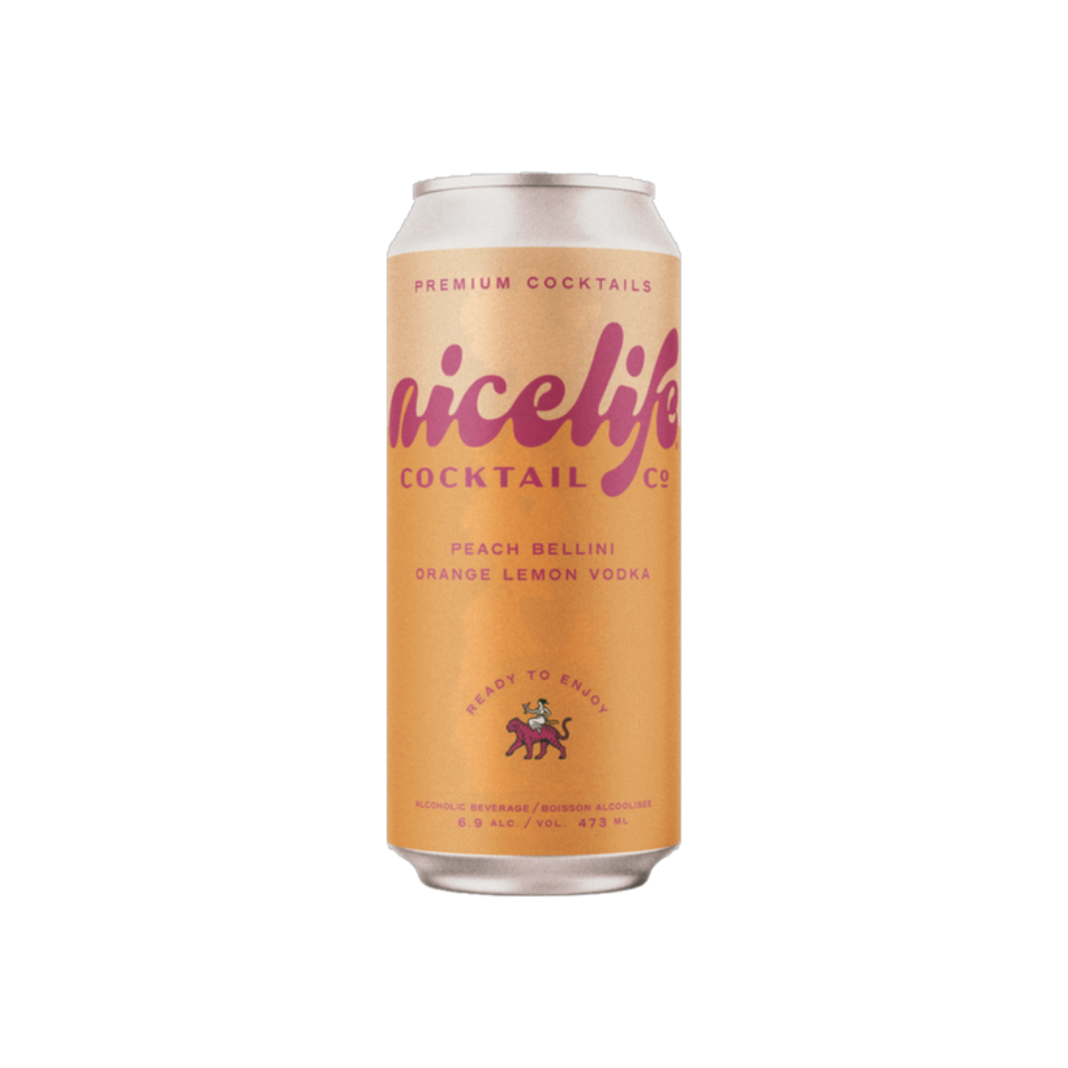 Nicelife Peach Bellini Tall Can — Cooler