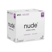 Nude Vodka Soda Black Cherry 6pk — Cooler