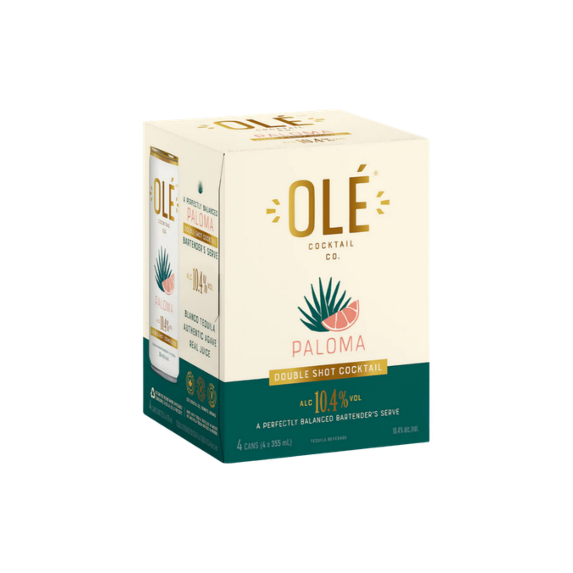 Ole Double Shot Paloma 4x355ml — Cooler