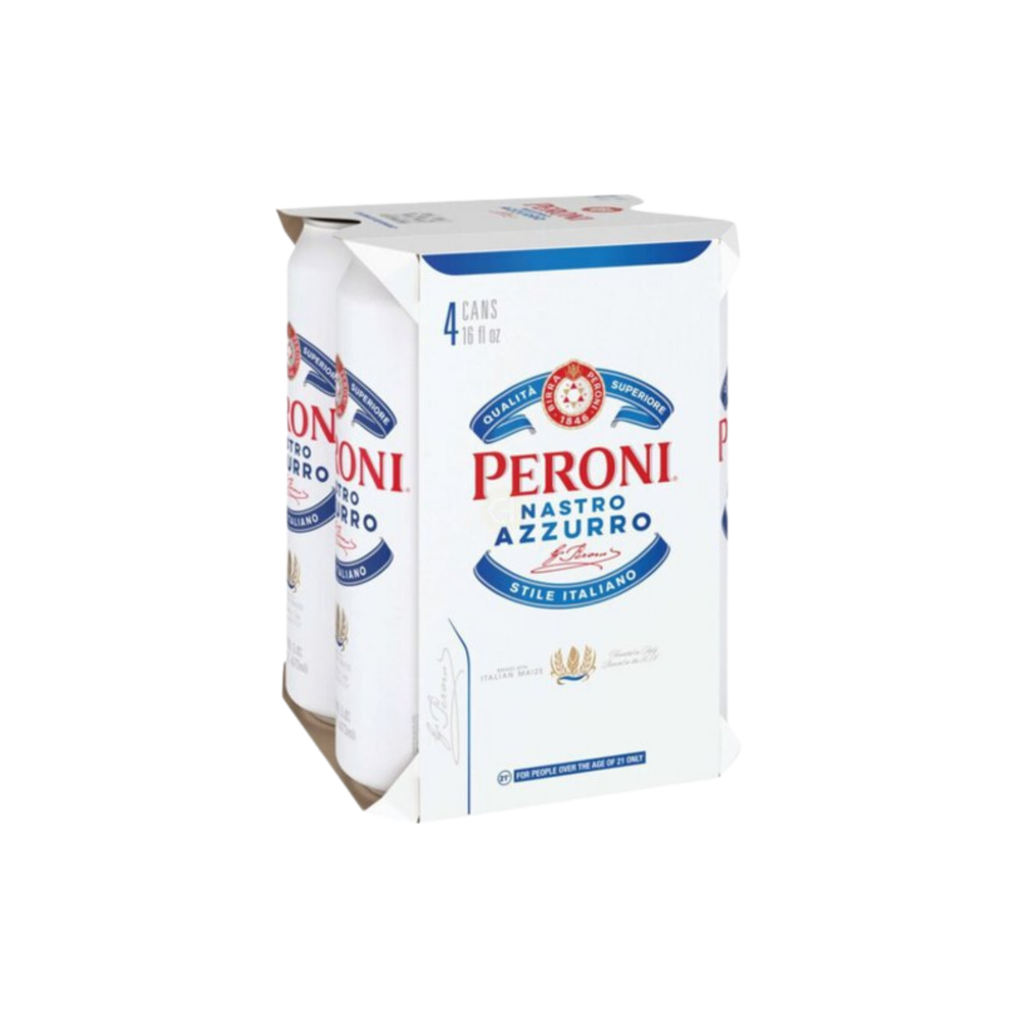 Peroni 4pk Tall Cans — Import Beer