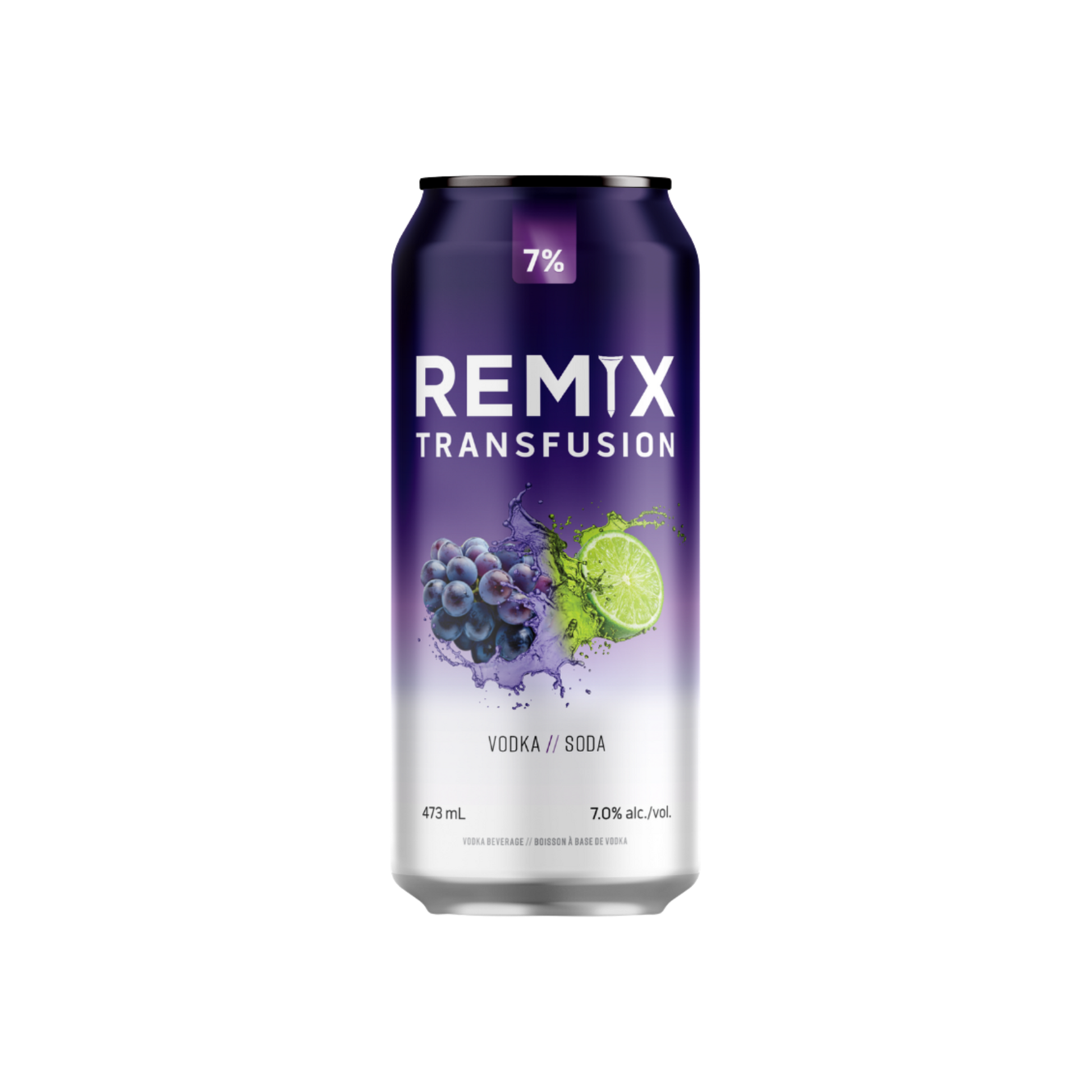Remix - Transfusion 7% Grape Tall Can — Cooler Singles