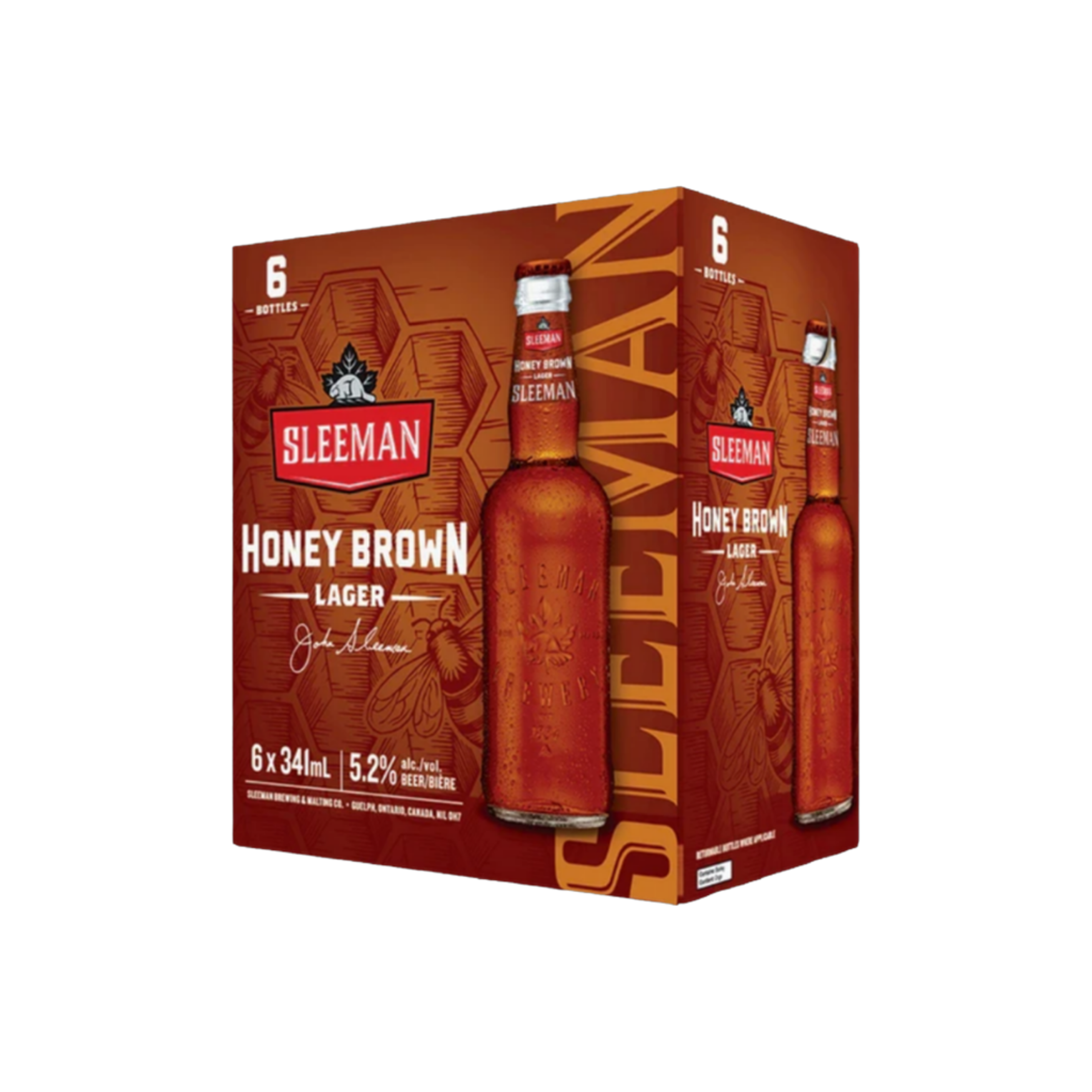 Sleeman Honey Brown Lager 6pk btl — Domestic Beer