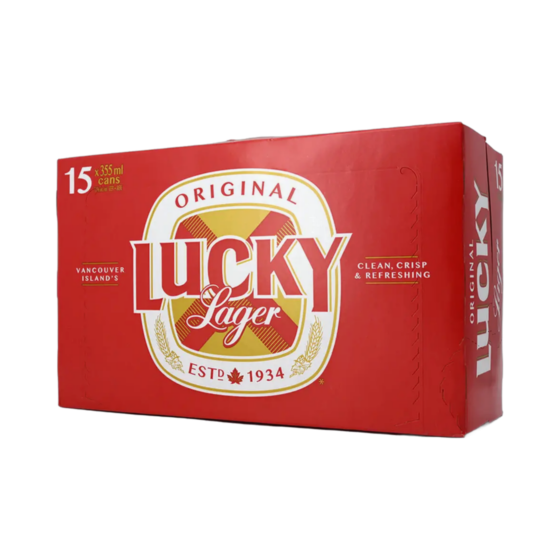 Lucky Lager 15pk — Domestic Beer