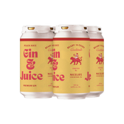 Nicelife Gin & Juice Peach 4pk — Cooler