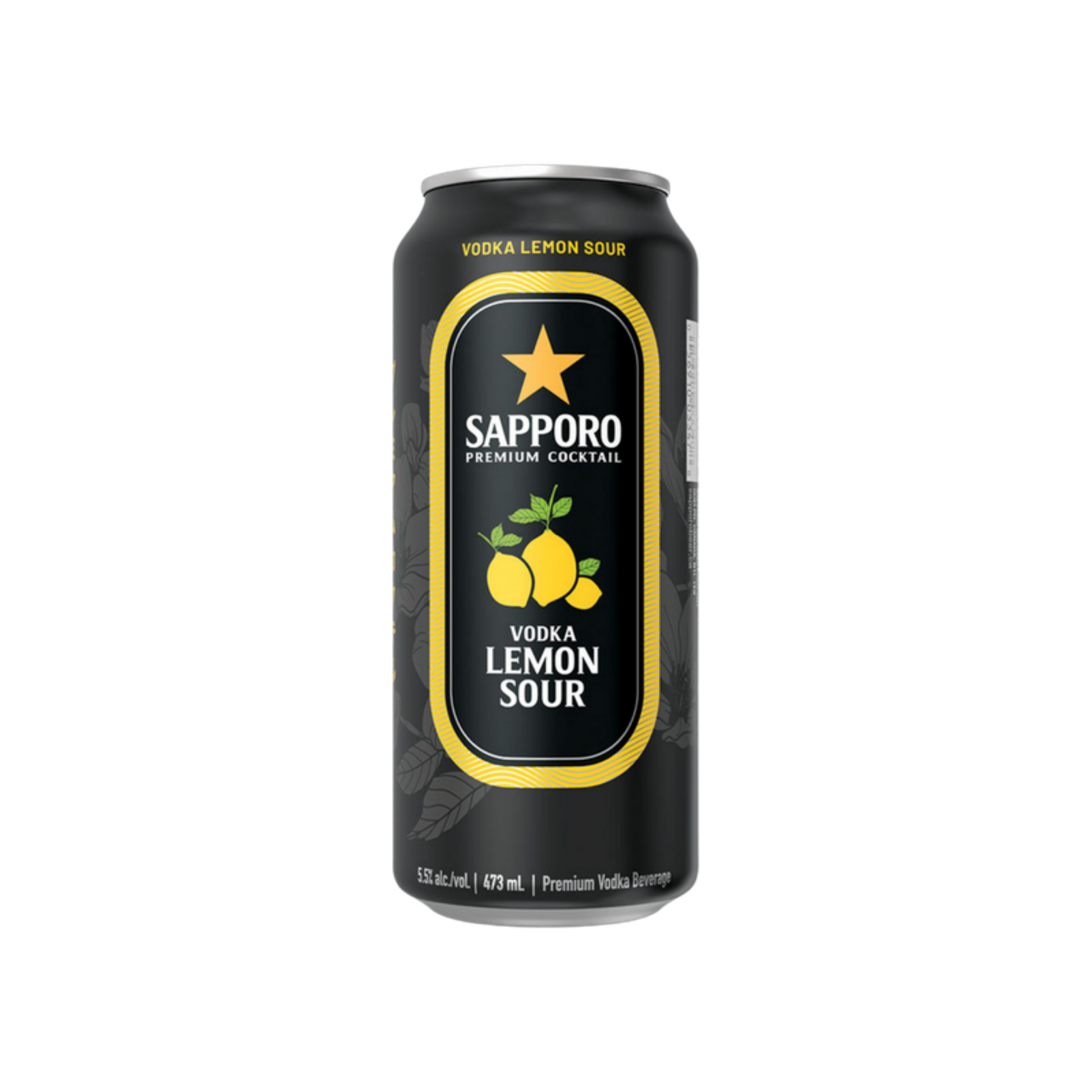 Sapporo Vodka Lemon Sour 473ml — Cooler