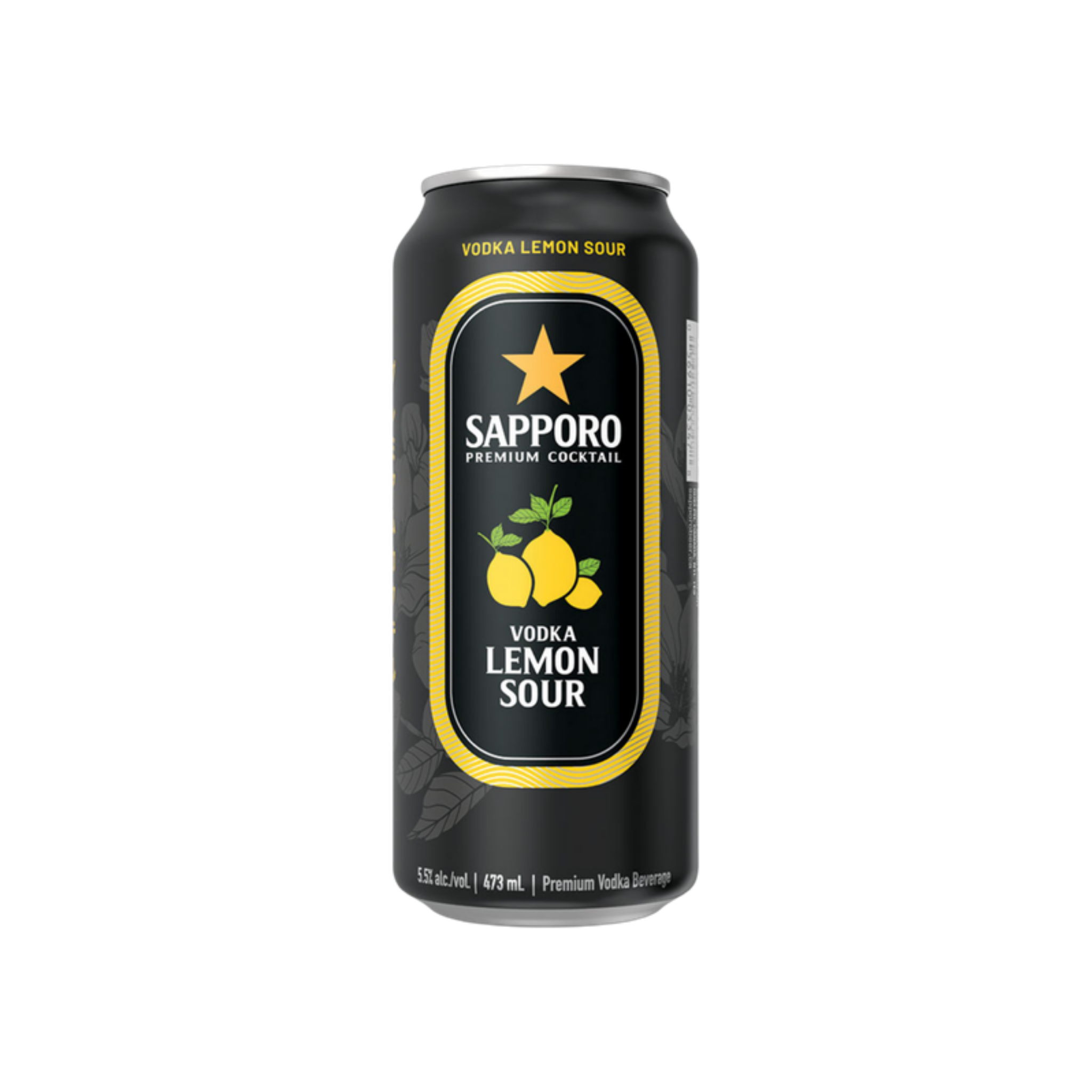 Sapporo Vodka Lemon Sour 473ml — Cooler