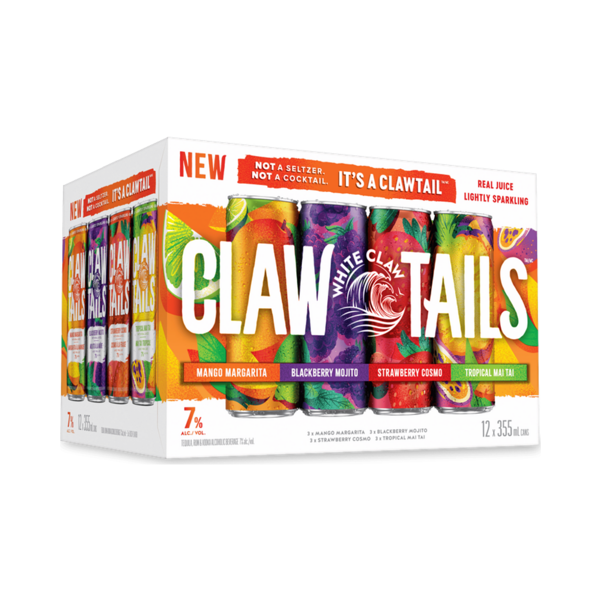 White Claw Clawtails 12x355ml — Cooler
