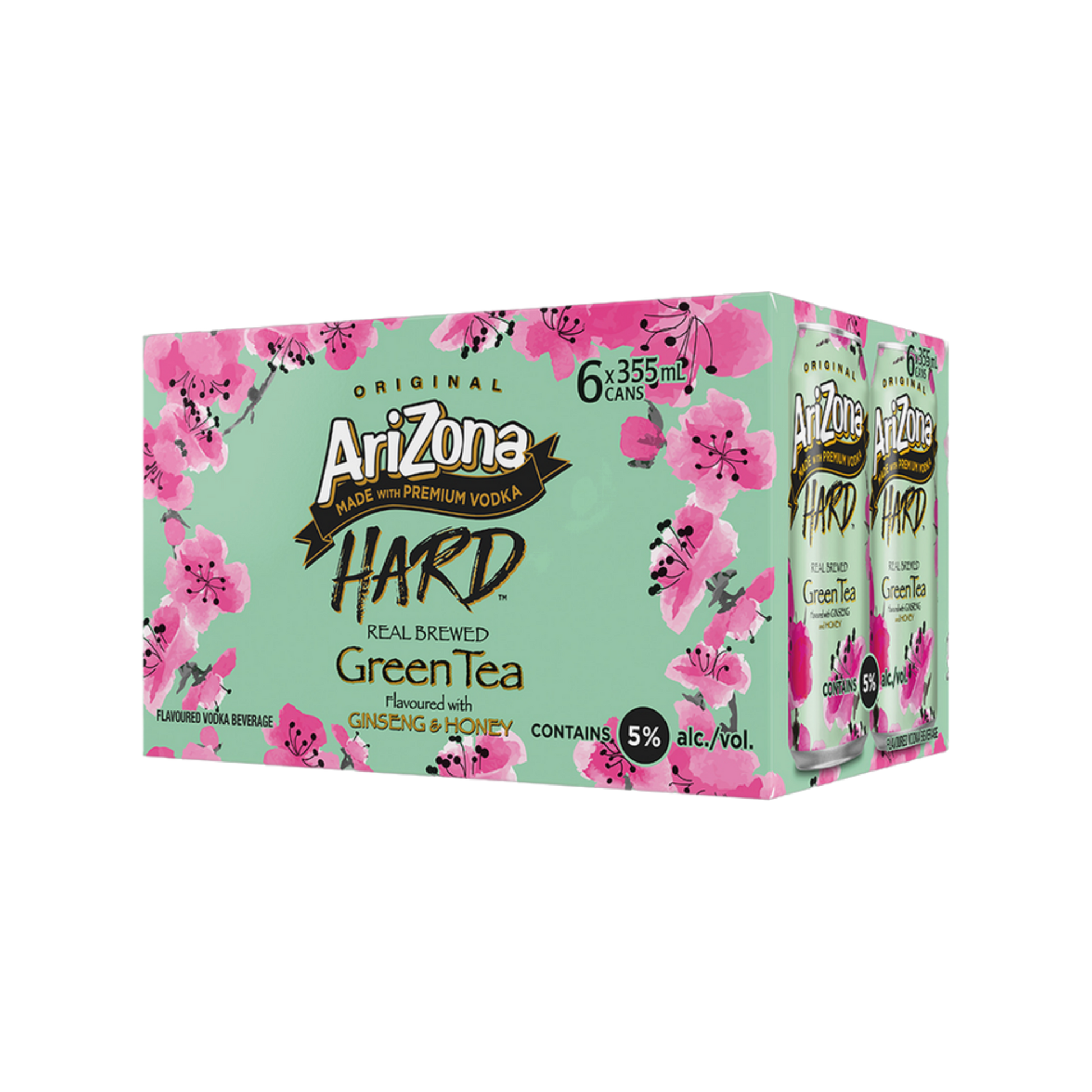 Arizona Spiked Green Tea 6pk — Cooler