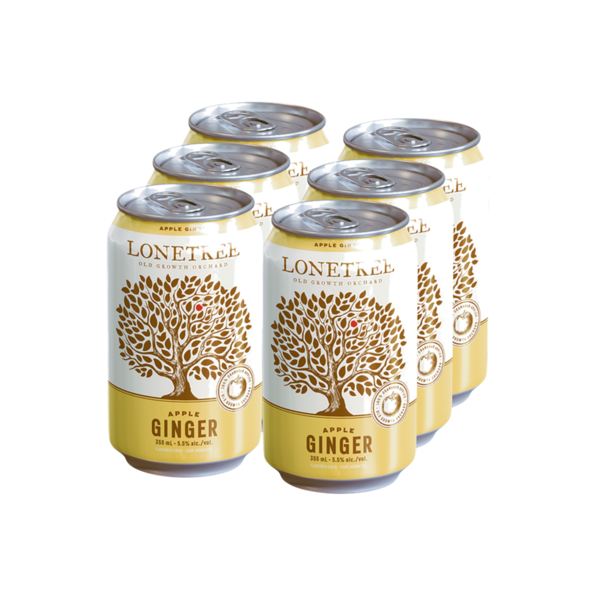 Lonetree Ginger Apple 6pk — Cider
