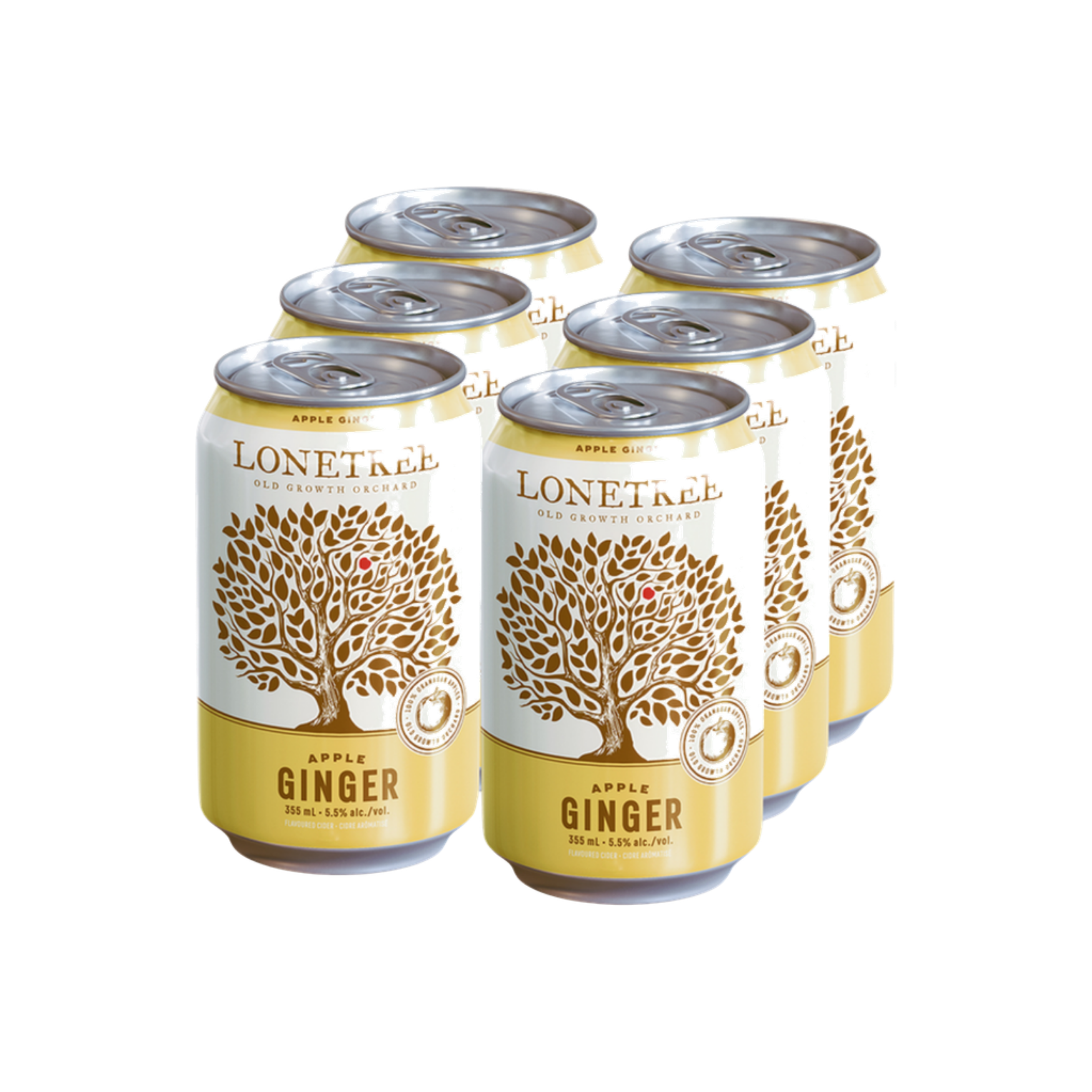 Lonetree Ginger Apple 6pk — Cider