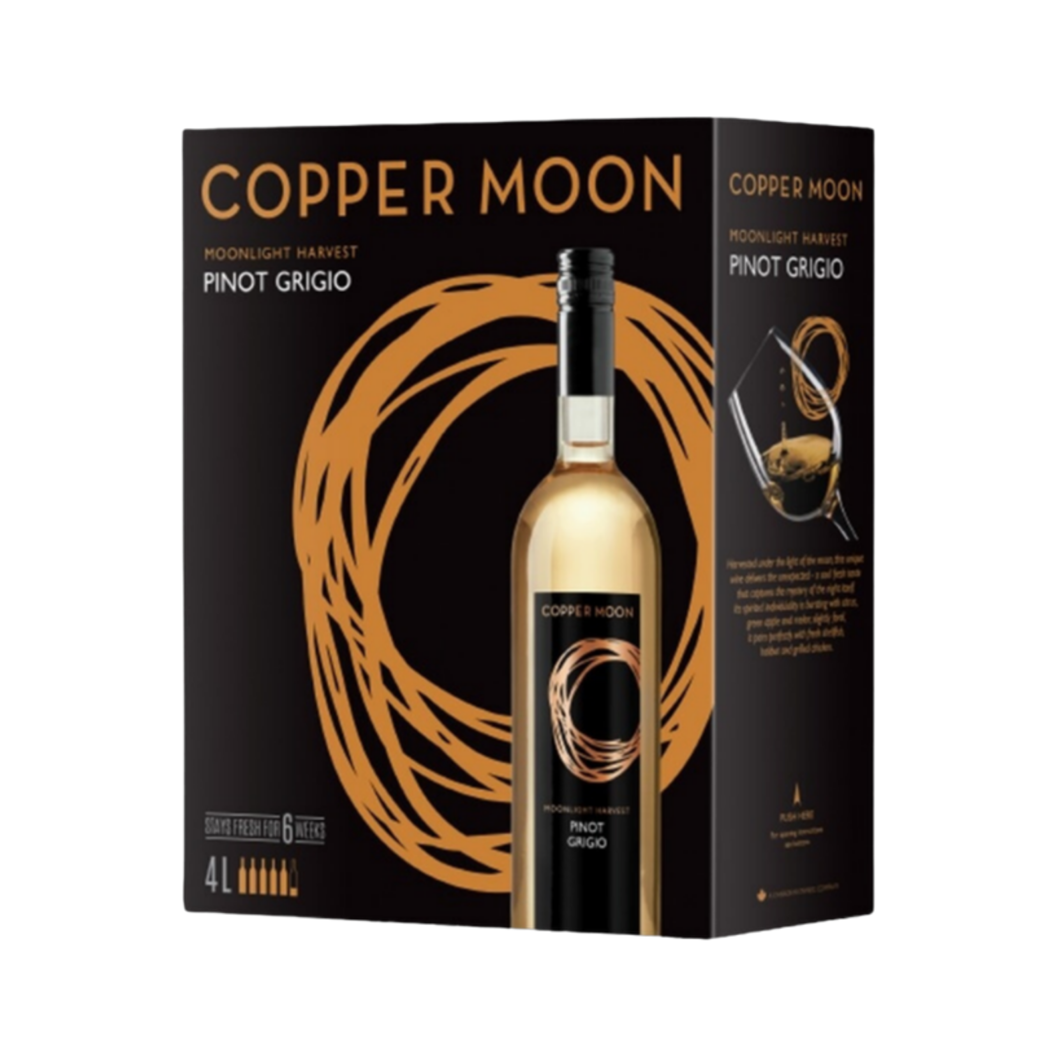 Copper Moon Pinot Grigio 4L — White Wine