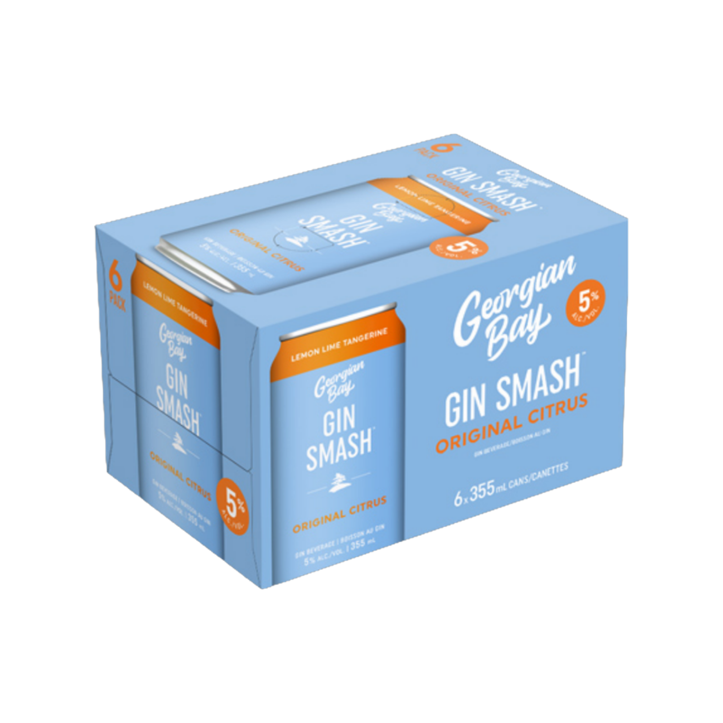 Georgian Bay Original Citrus 6pk — Cooler
