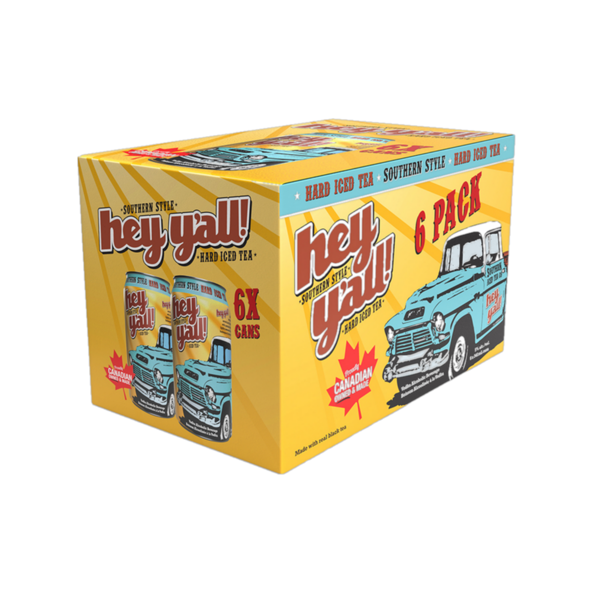 Hey Y'all Hard Iced Tea 6pk — Cooler