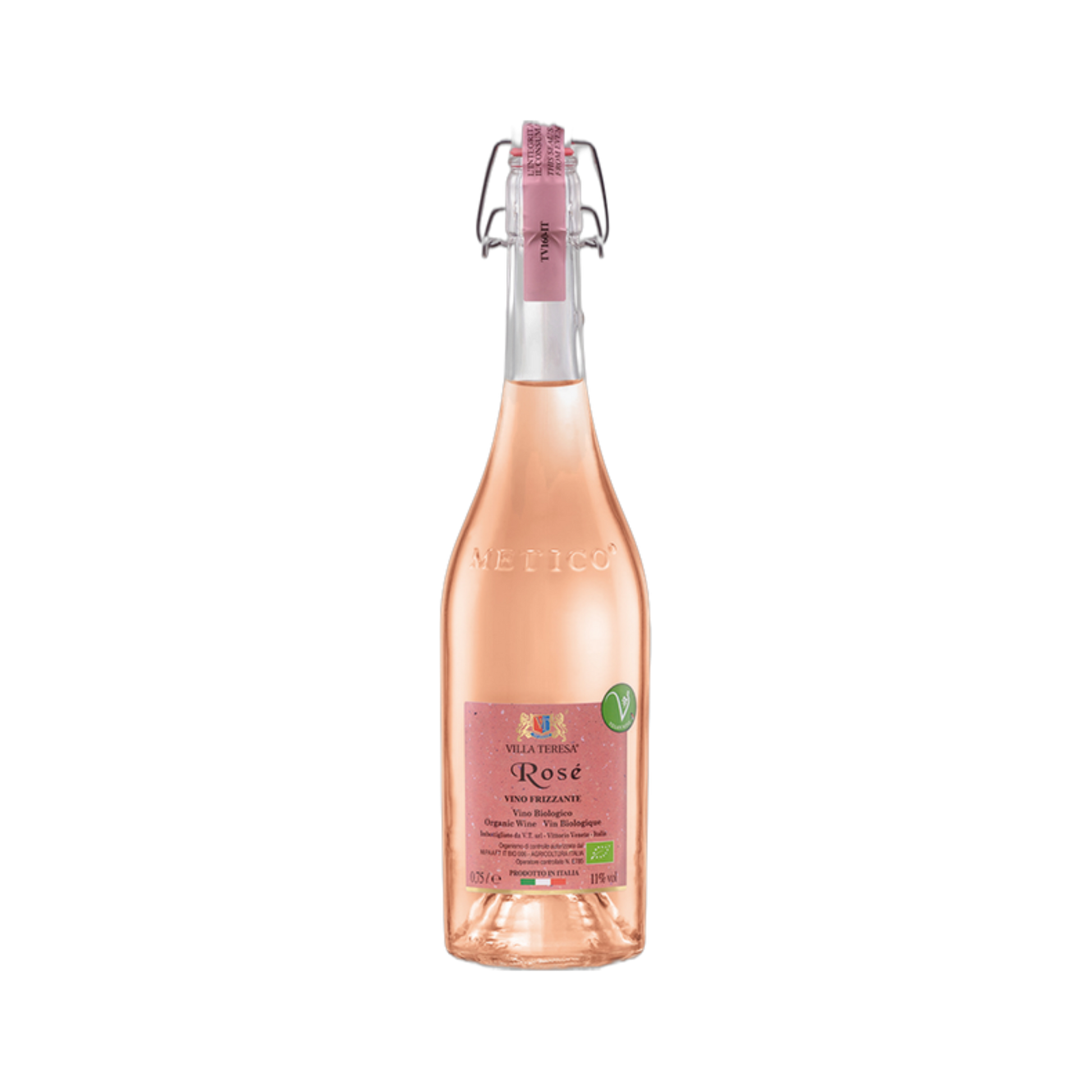 Villa Teresa Rose Frizzante Organic — Sparkling Wine