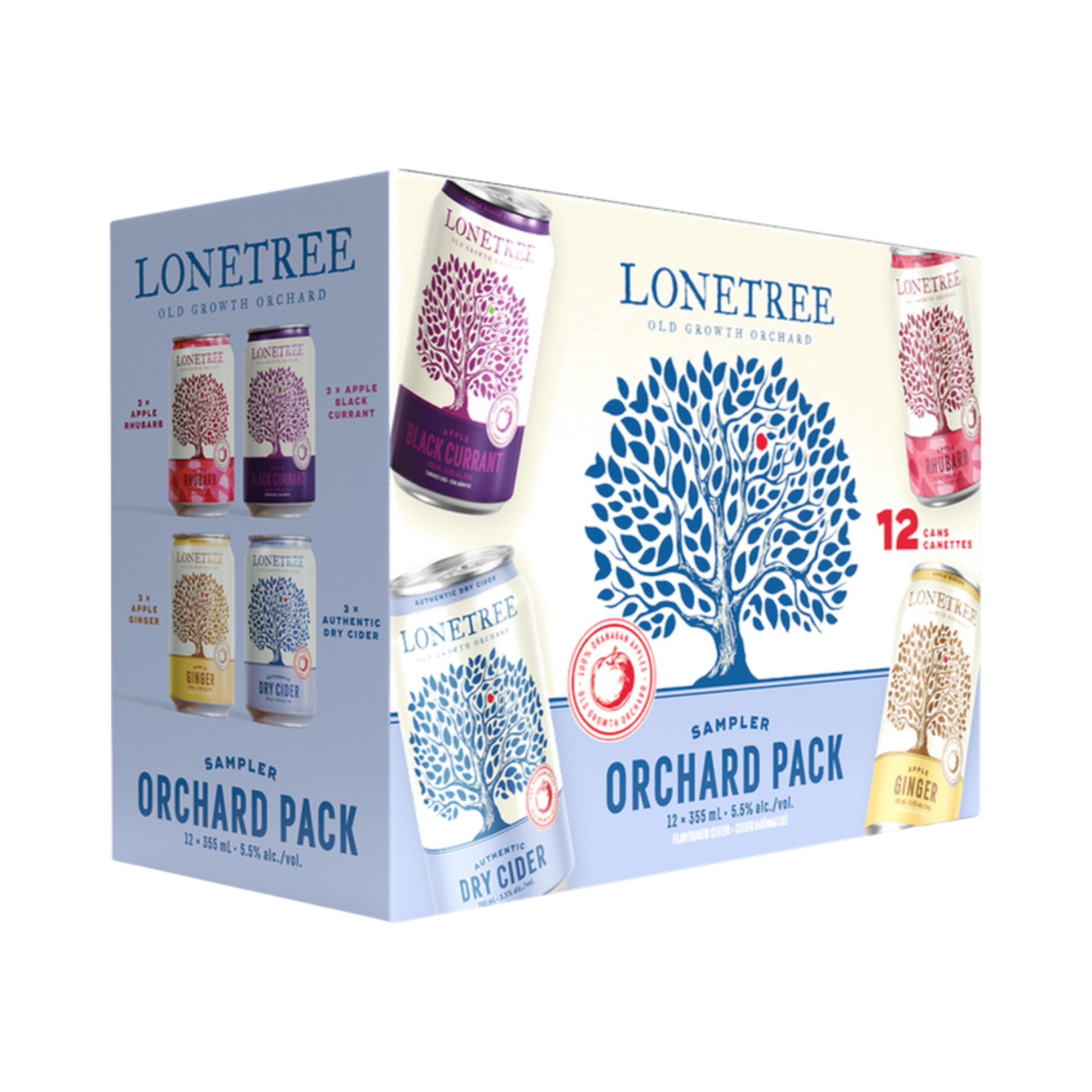 Lonetree Orchard Sampler 12Pk — Cider