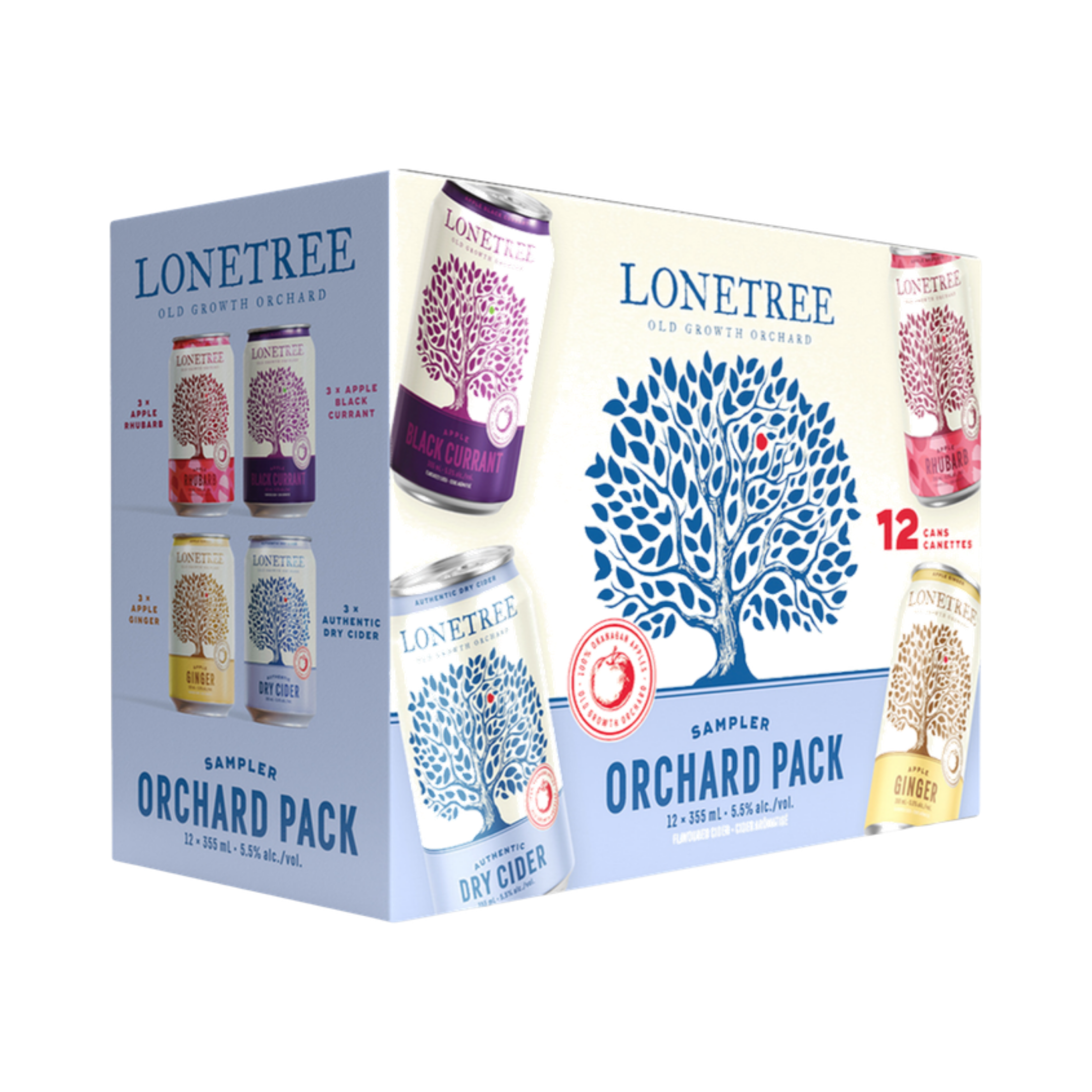 Lonetree Orchard Sampler 12Pk — Cider