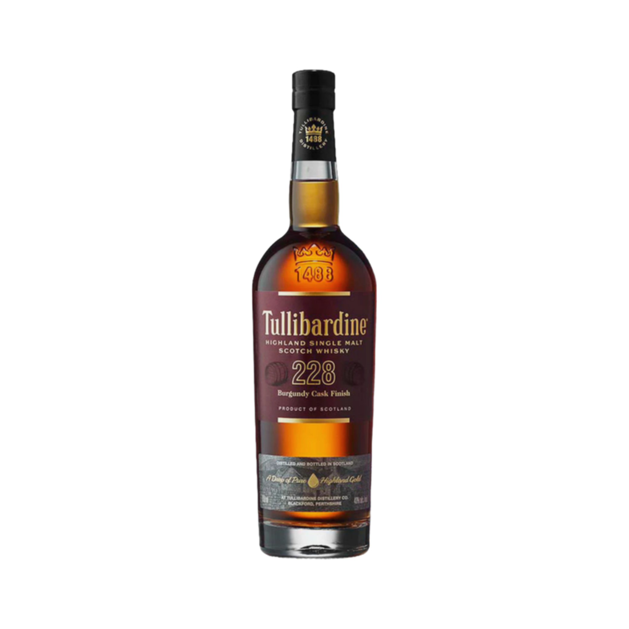 Tullibardine 228 Burgundy Finish — Scotch