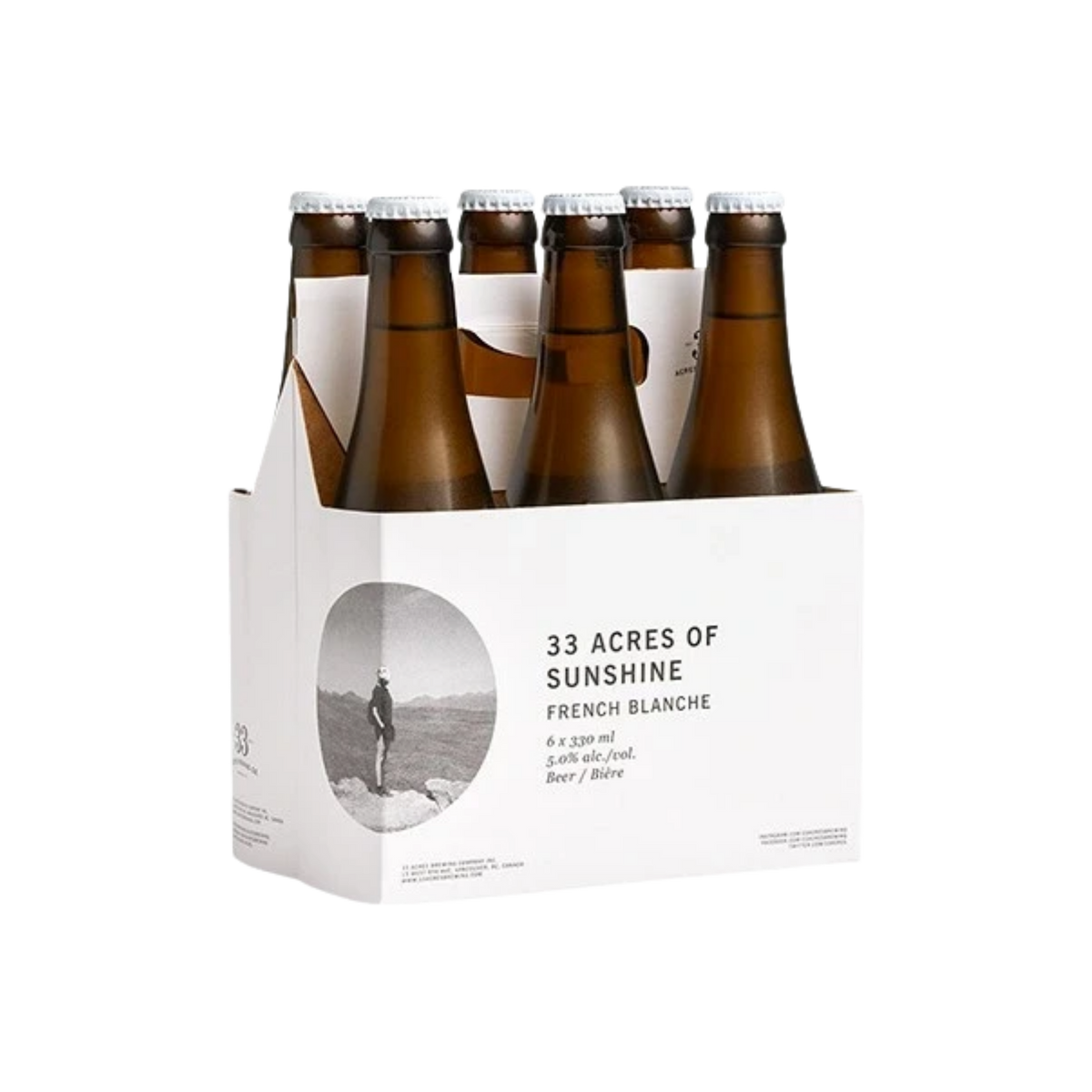 33 Acres of Sunshine Blanche 6pk btl — Craft Beer