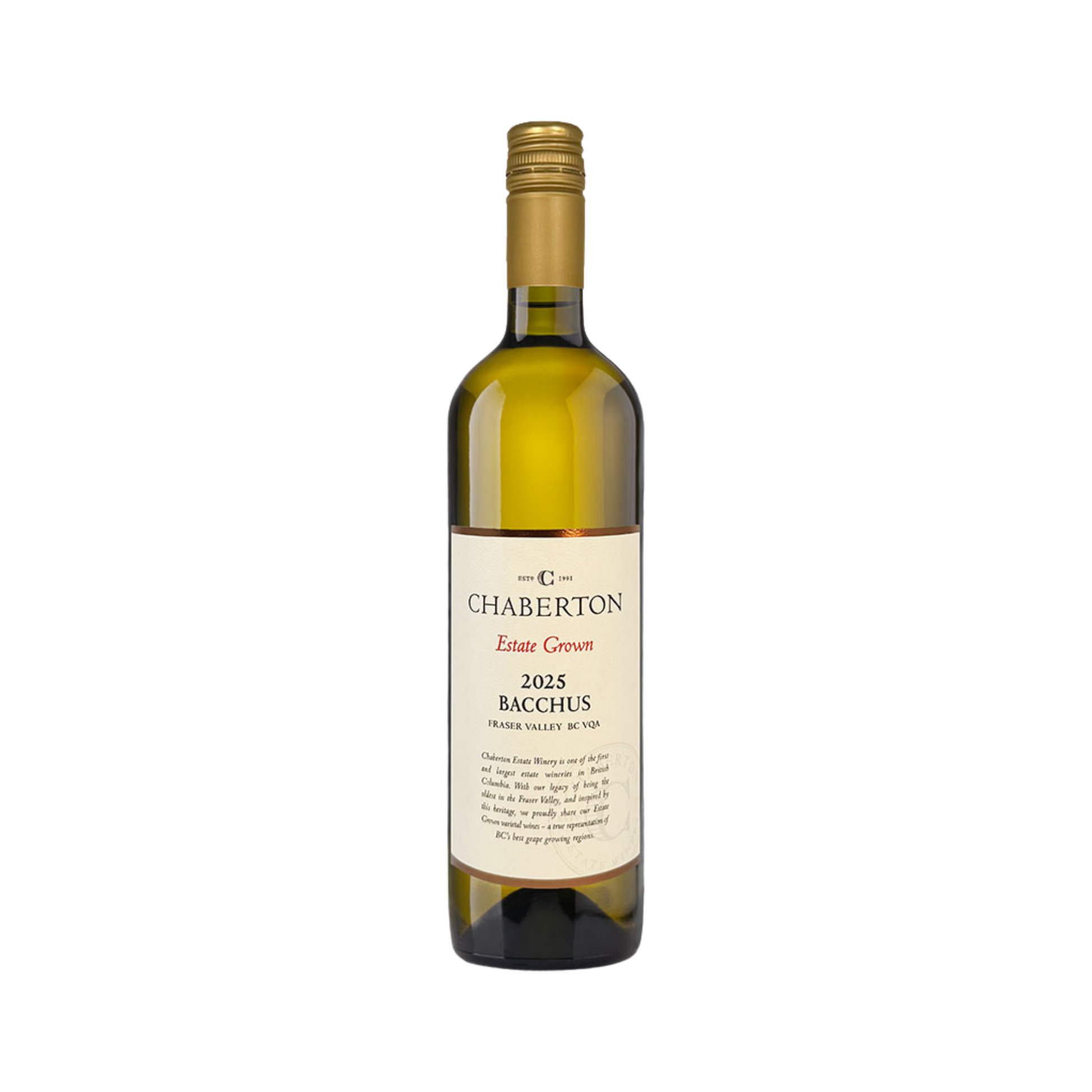 Chaberton Bacchus Estate Grown Fraser — White Wine