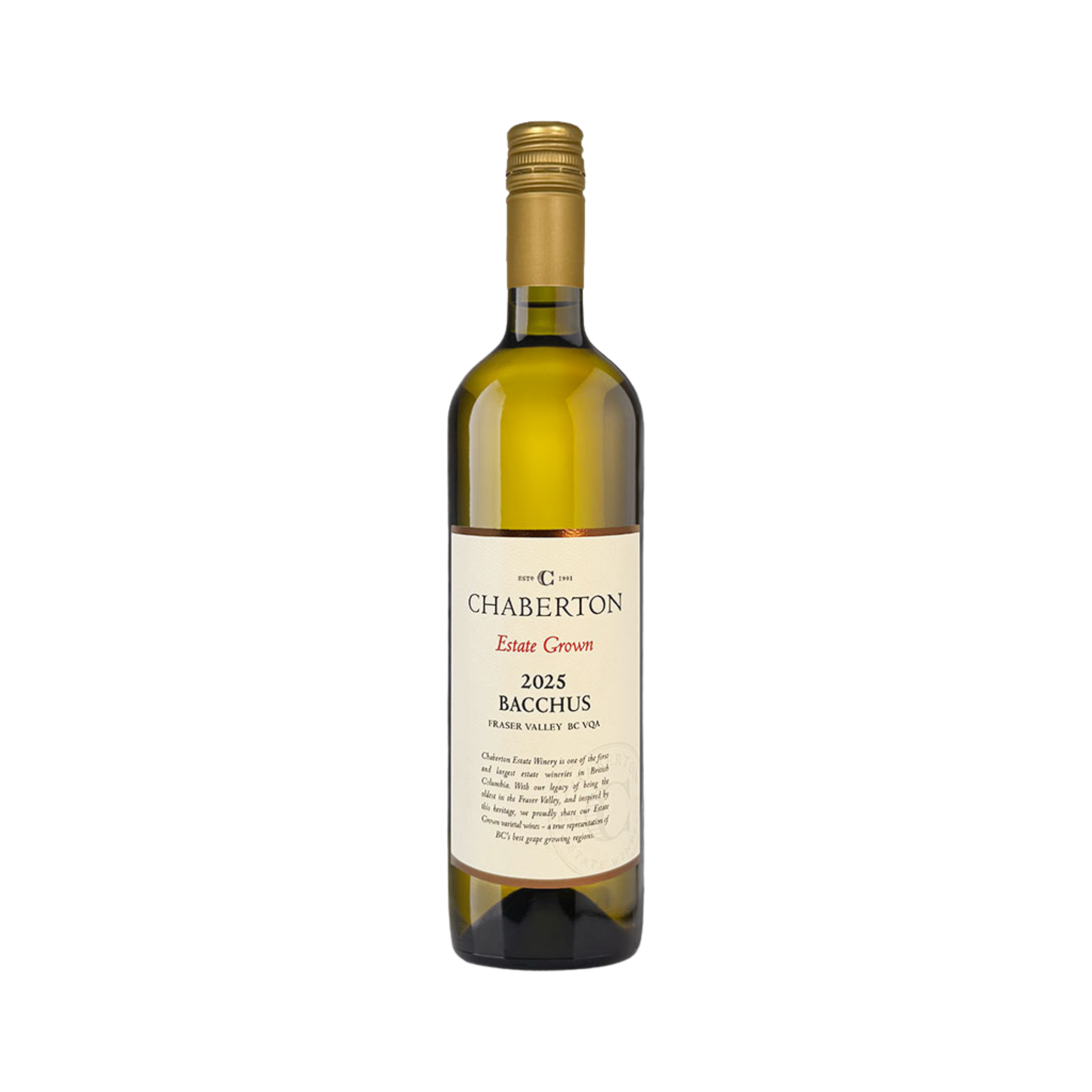 Chaberton Bacchus Estate Grown Fraser — White Wine