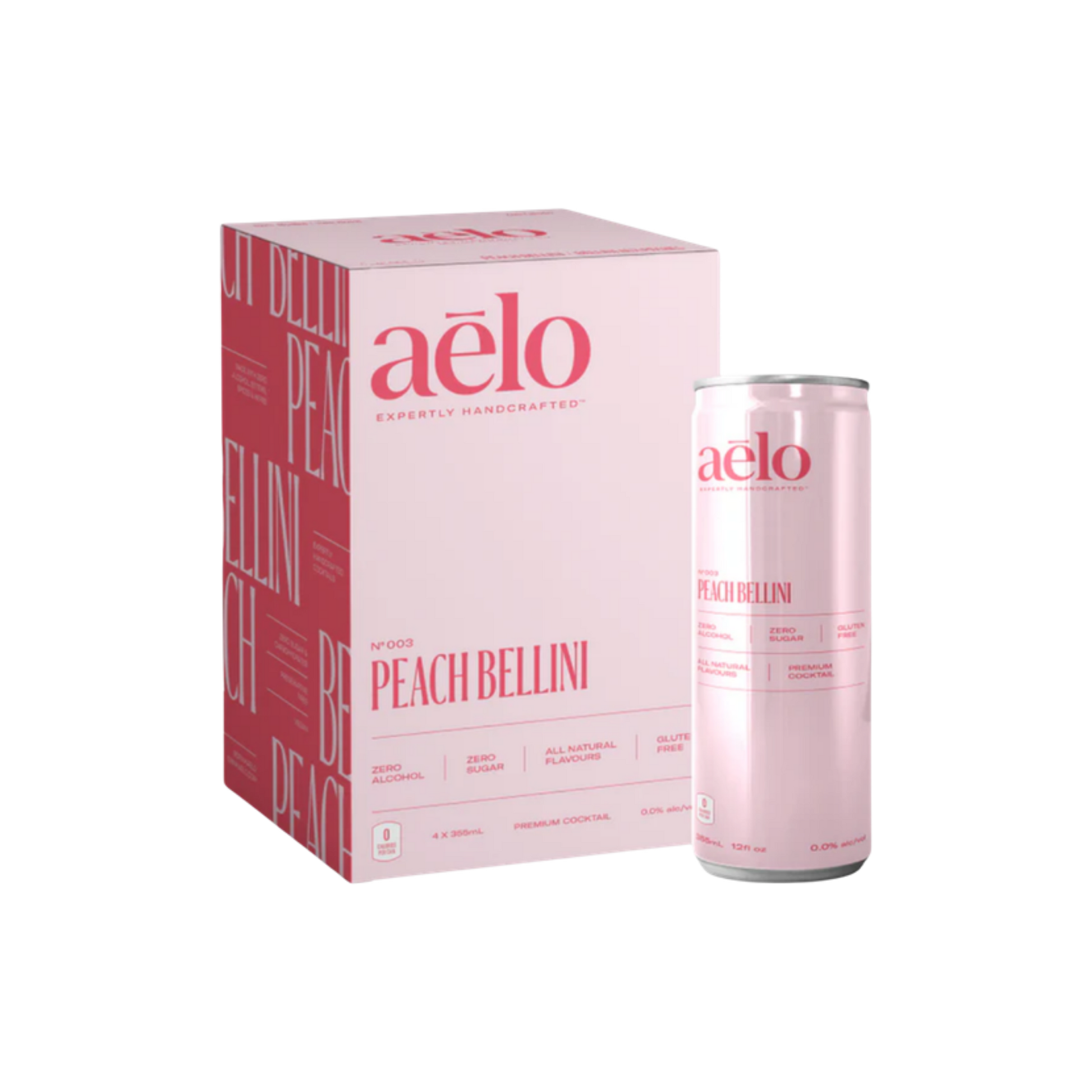 Aelo Peach Bellini Non Alc — NA Cooler