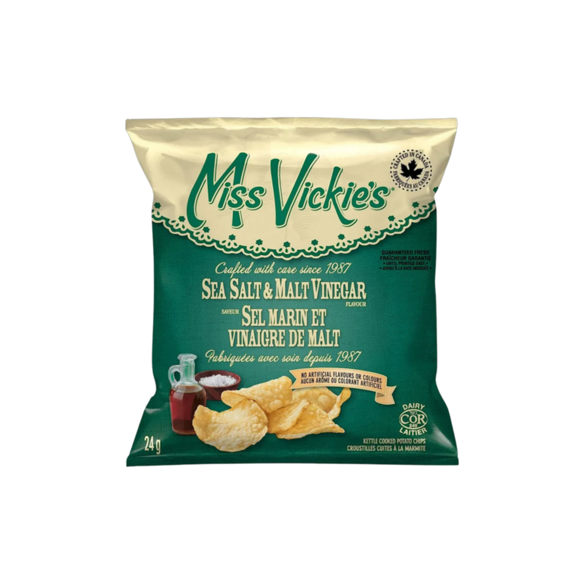 Miss Vickies Sea Salt And Malt Vinager — Snack