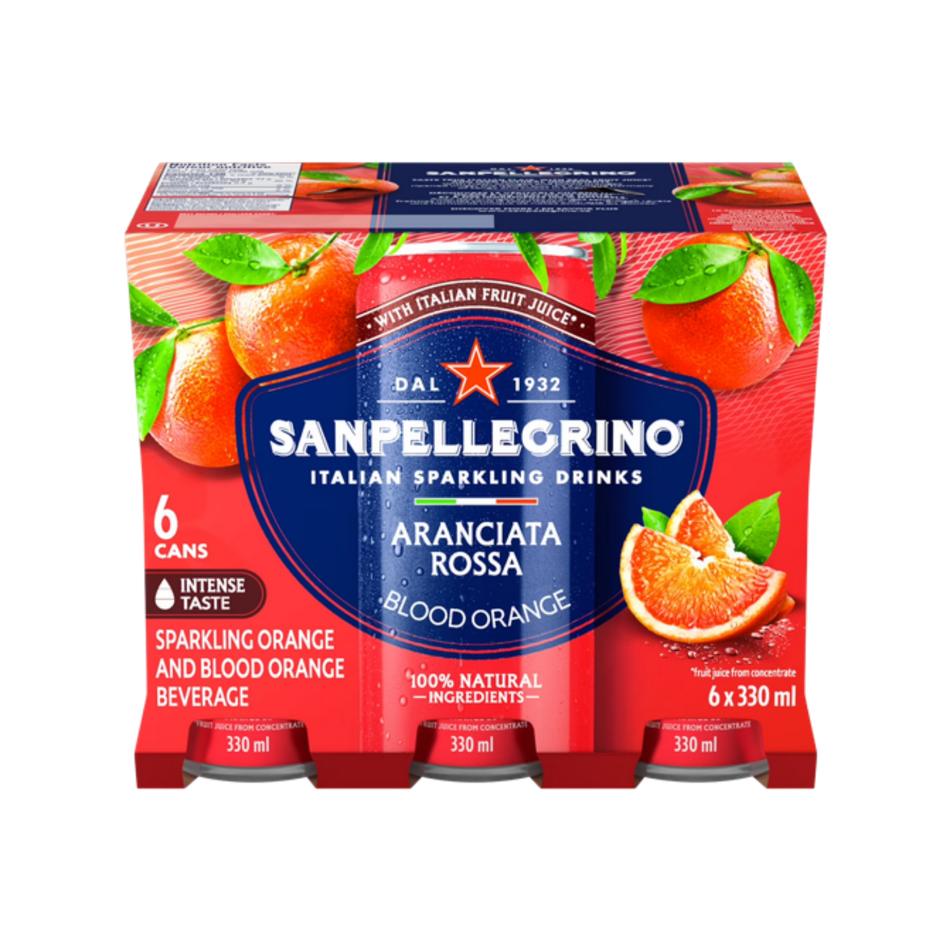 San Pellegrino Aranciata Rossa 6pk — Soda